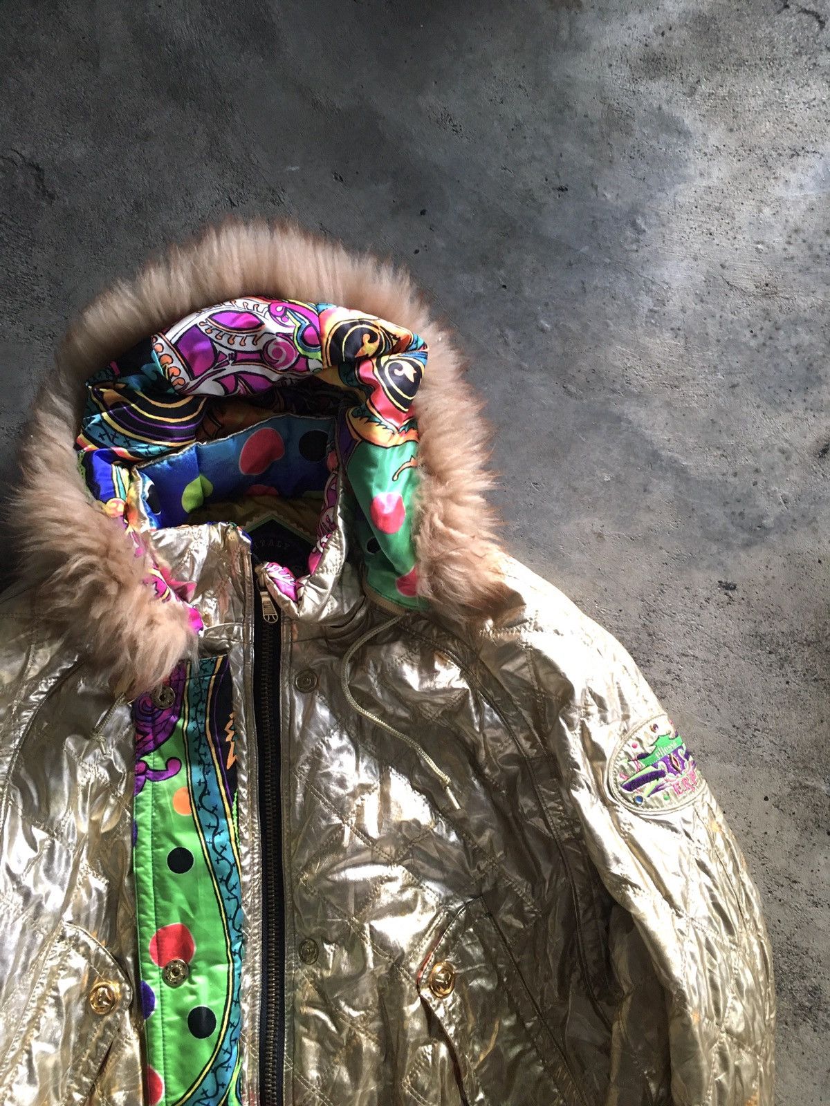 If Six Was Nine × Japanese Brand × Le Grande Bleu (L.G.B.) Elesse Racing project vintage fur jacket Size US L / EU 52-54 / 3 - 4 Thumbnail