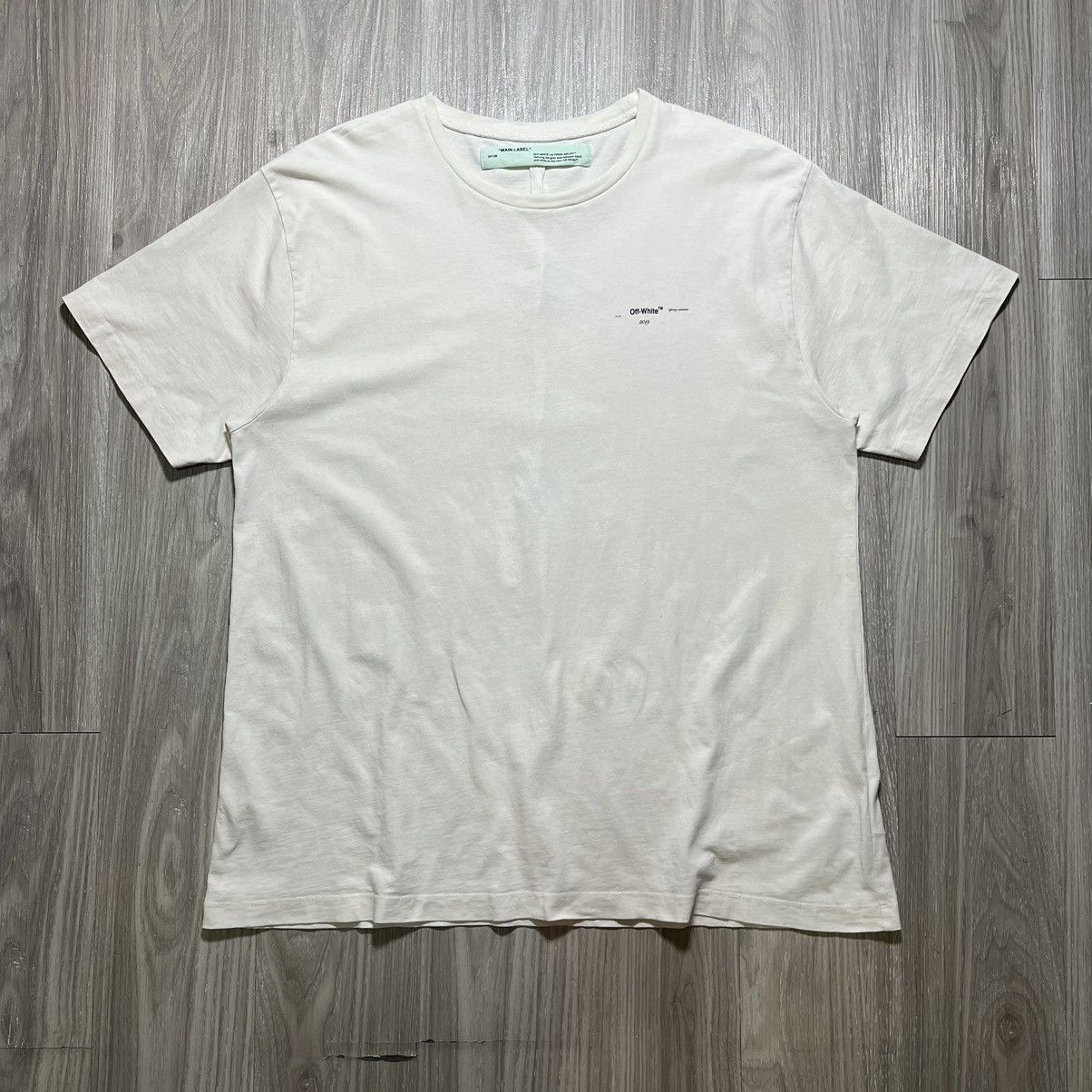 Off-White Off-White Oil Painting Diagonal Arrow Tee Size US XL / EU 56 / 4 - 2 Thumbnail