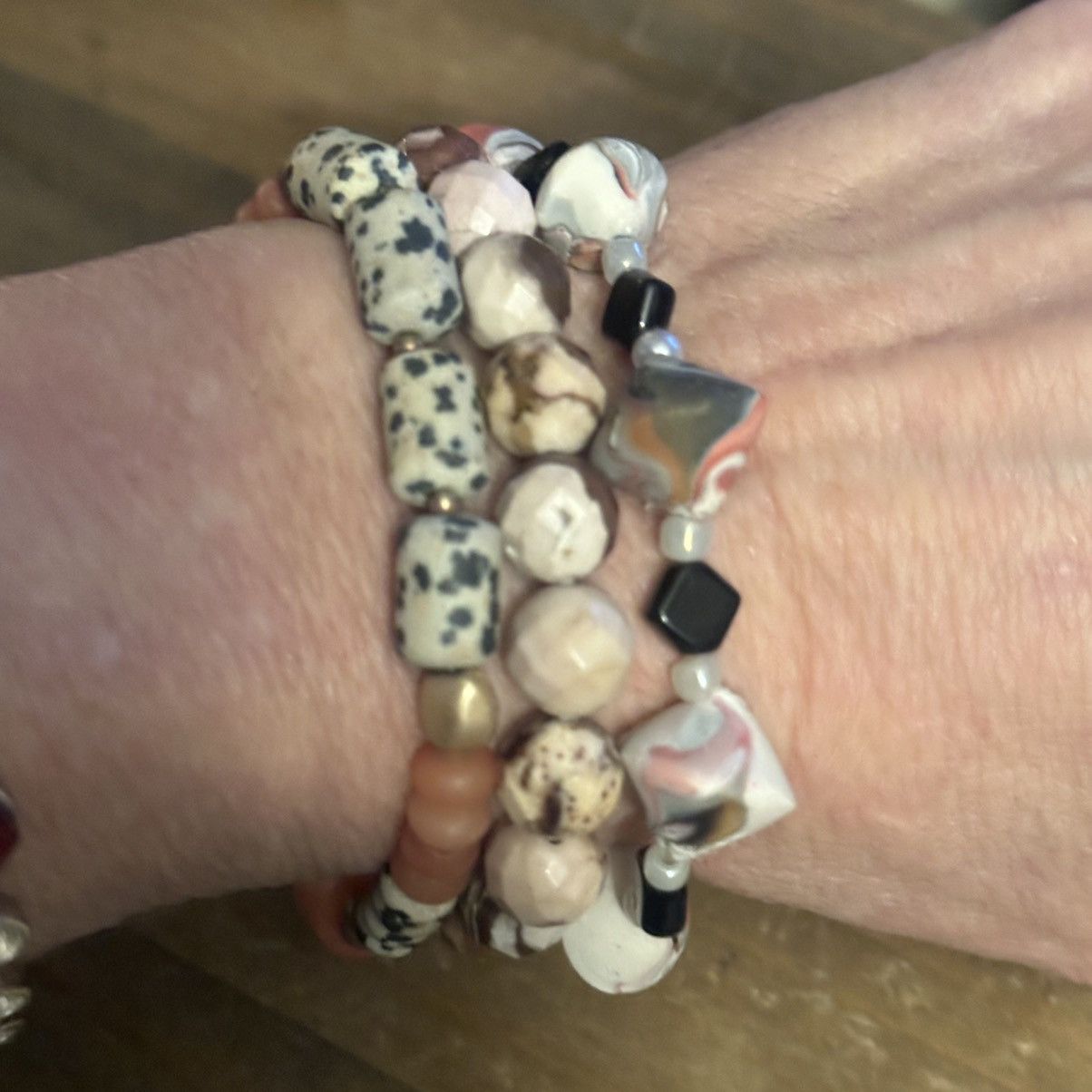 Other Natural stone stretch bead bracelets Size ONE SIZE - 6 Thumbnail