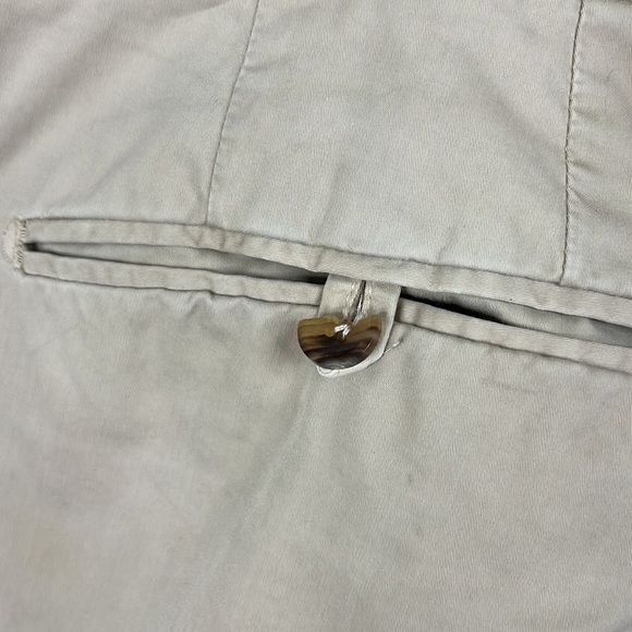 Tom Ford Tom Ford Side Tab Button Cotton Flat Front Khakis Mens Size US 38 / EU 54 - 5 Thumbnail