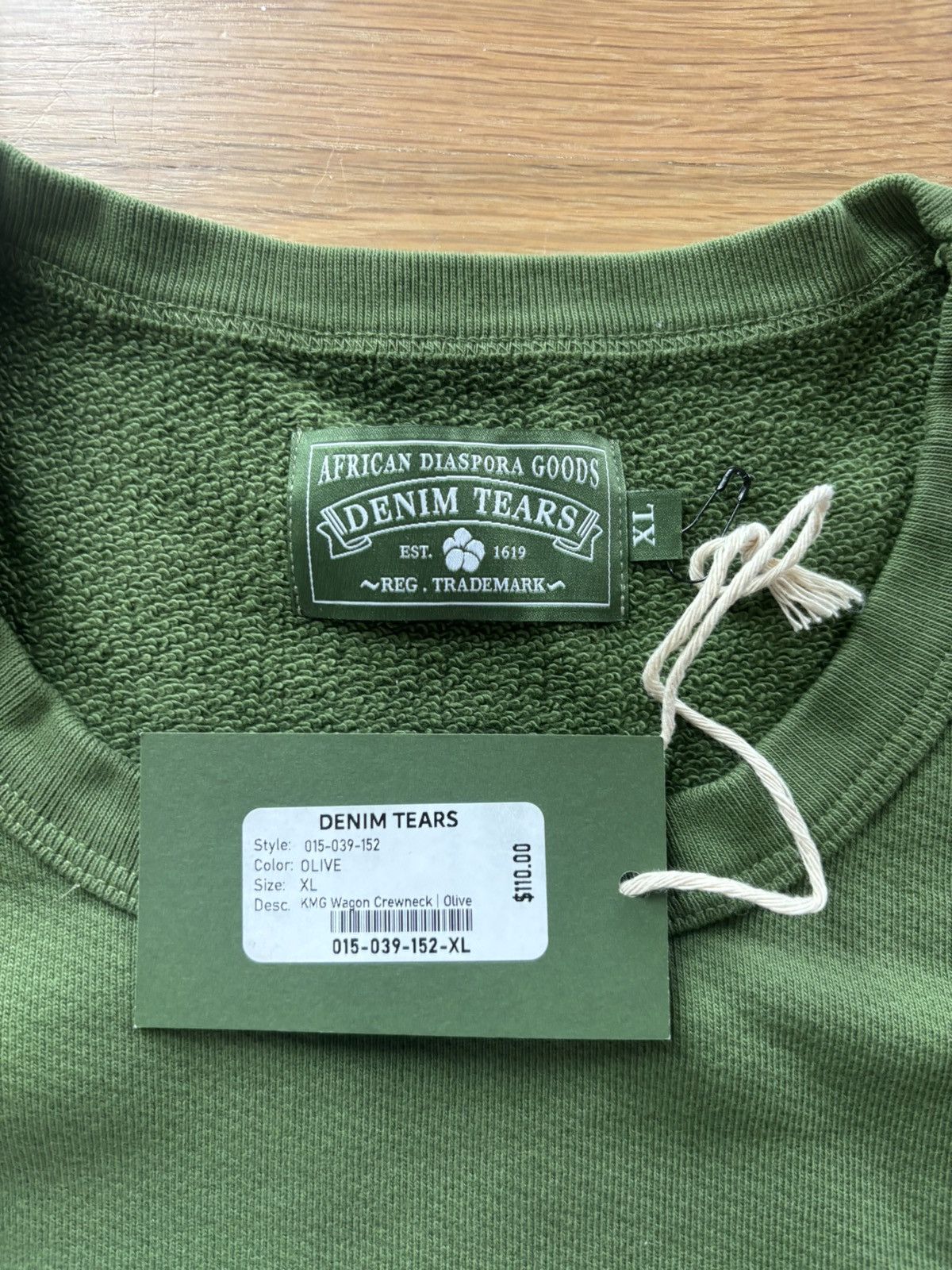 DENIM TEARS Stussy x Denim Tears Giant Fruit Crewneck Size US XL / EU 56 / 4 - 6 Thumbnail