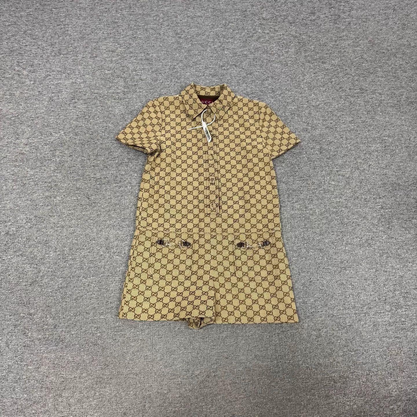 Gucci Gucci Runway Horsebit GG Monogram Jumpsuit 38 99New Size XS / US 0-2 / IT 36-38 - 2 Thumbnail