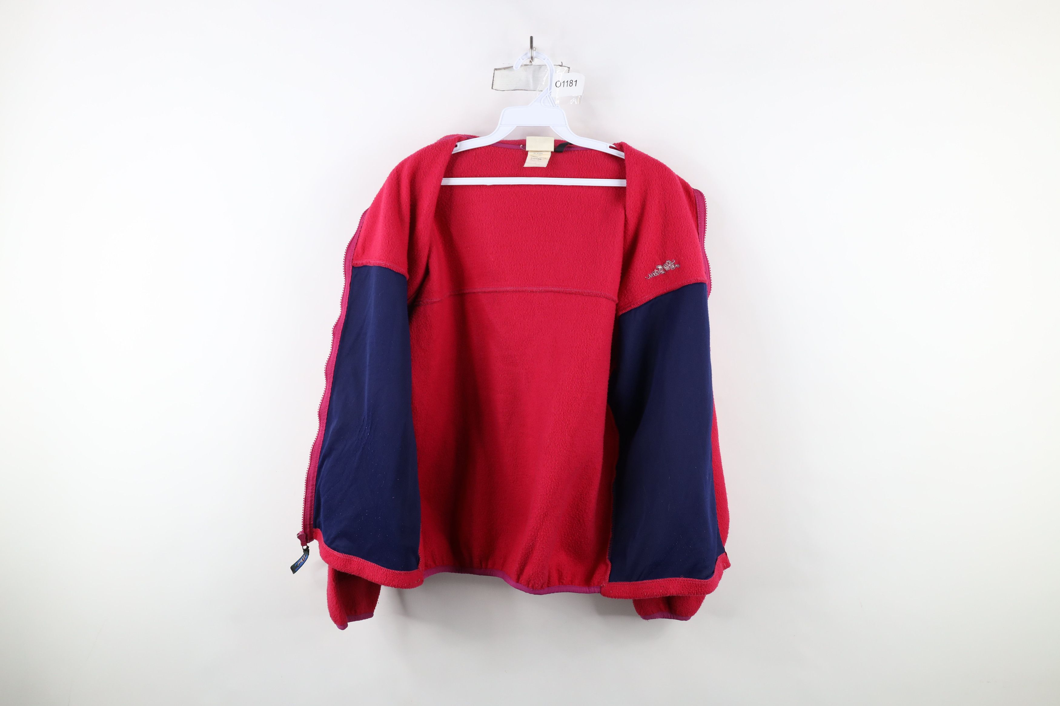L.L. Bean × Vintage Vintage 90s LL Bean Spell Script Full Zip Fleece Jacket USA Size M / US 6-8 / IT 42-44 - 12 Thumbnail