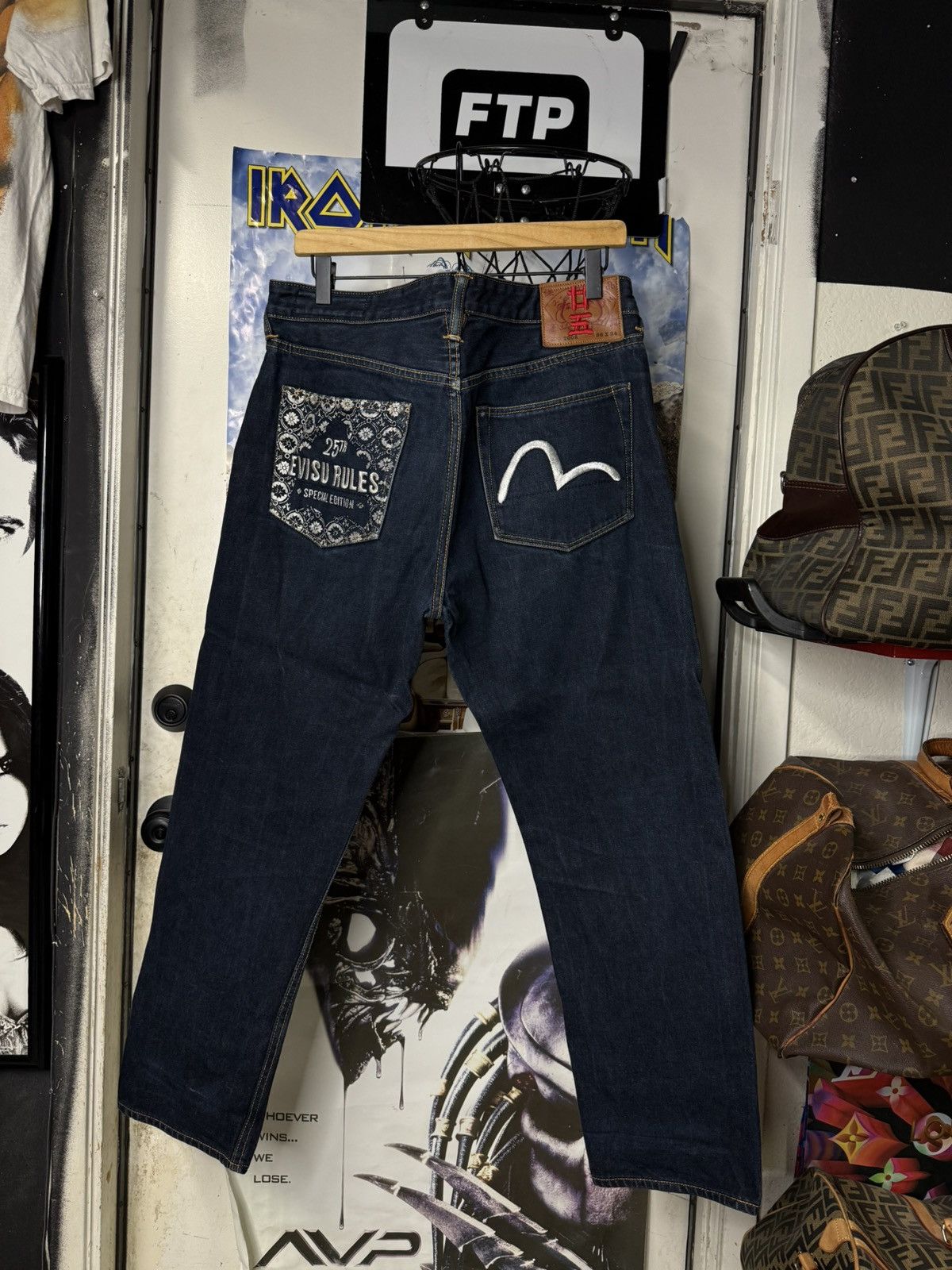 Vintage Evisu Japanese Denim Jean Rare Anniversary Size 36