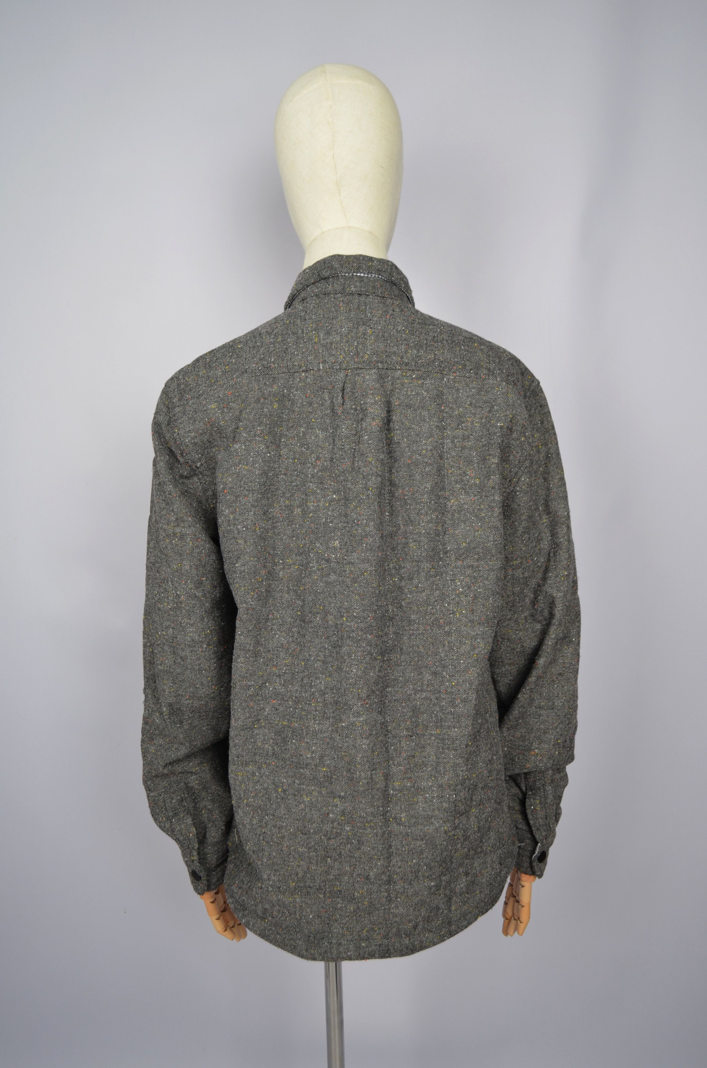Fred Perry Fred Perry Wool Blend Grey Overshirt Jacket Size L Ska Punk Size L / US 10 / IT 46 - 6 Thumbnail