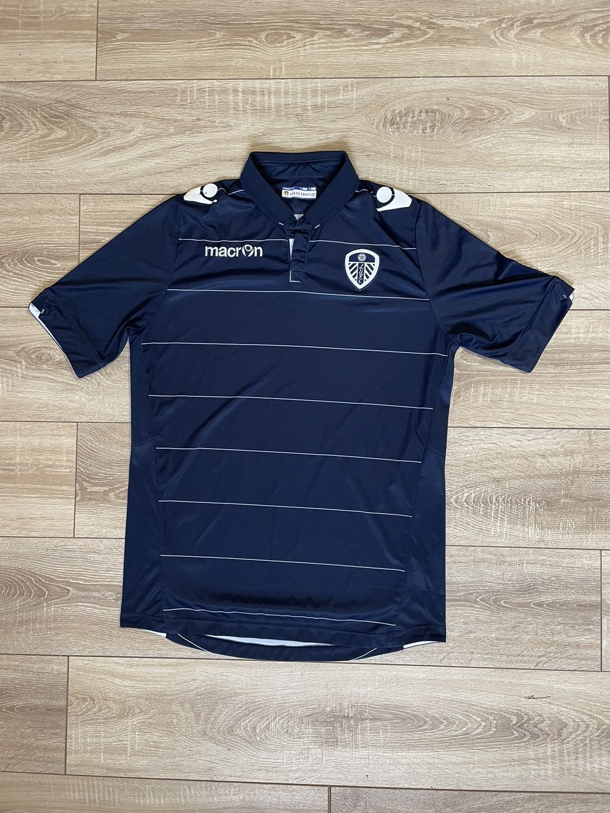 Maillot Vintage Leeds United Cantona 7 Admiral 1992 – Extérieur Bleu Taille L
