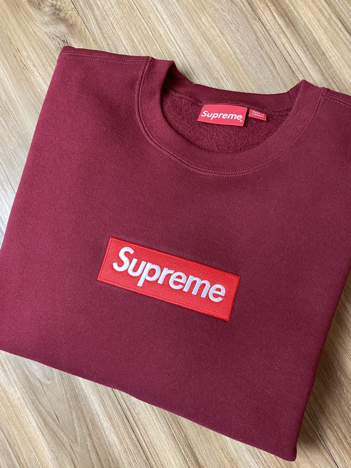Supreme Supreme Box Logo Crewneck Size US M / EU 48-50 / 2 - 7 Thumbnail