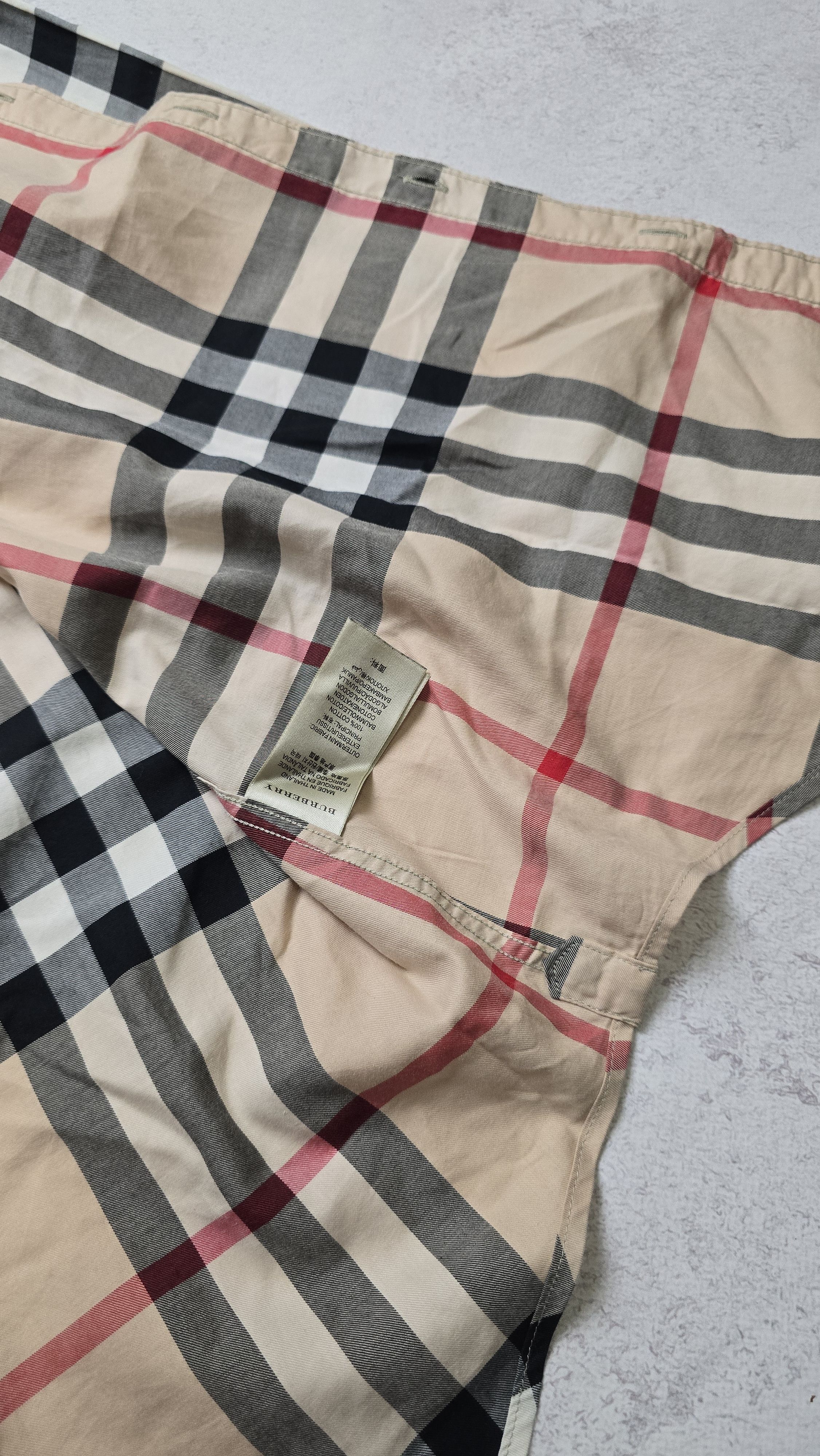 Burberry Burberry Brit Nova Check Shirt Long Sleeve Luxury Size US XL / EU 56 / 4 - 14 Thumbnail