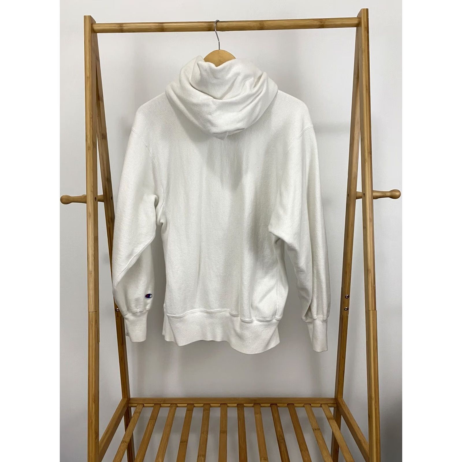 Champion VINTAGE Champion Reverse Weave Hoodie Mens White 90s Reversible Size L USA RARE Size US L / EU 52-54 / 3 - 2 Thumbnail
