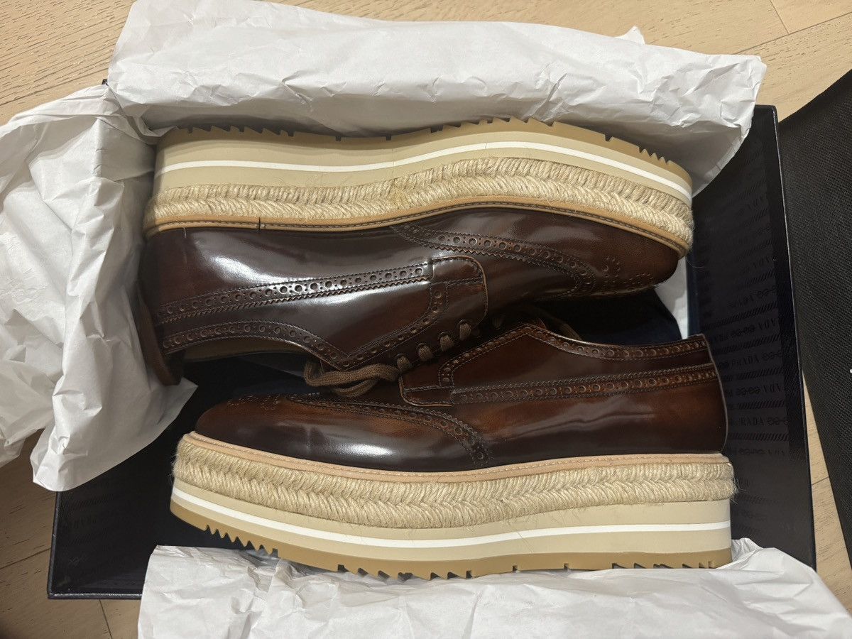Prada Prada platform brogues dress shoe Size US 10 / EU 43 - 2 Thumbnail