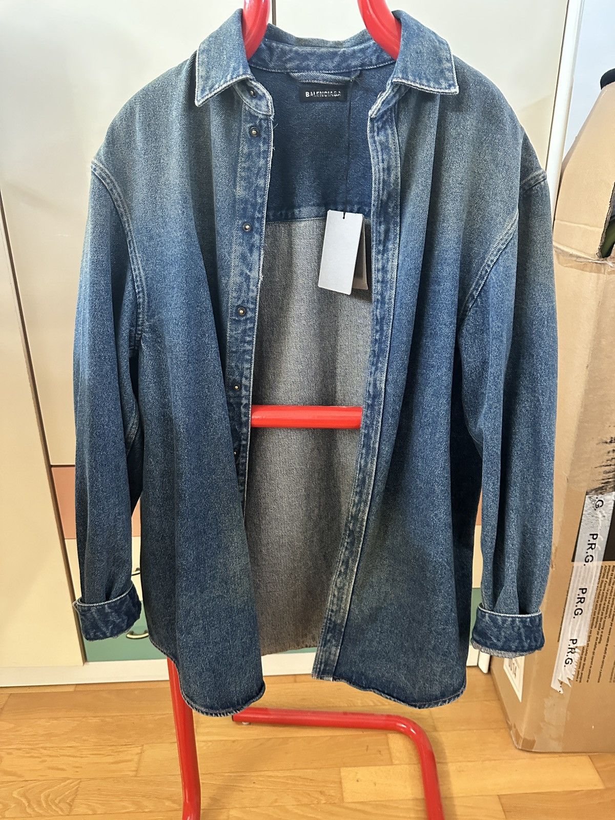Balenciaga Balenciaga denim shirt Size US M / EU 48-50 / 2 - 1 Thumbnail
