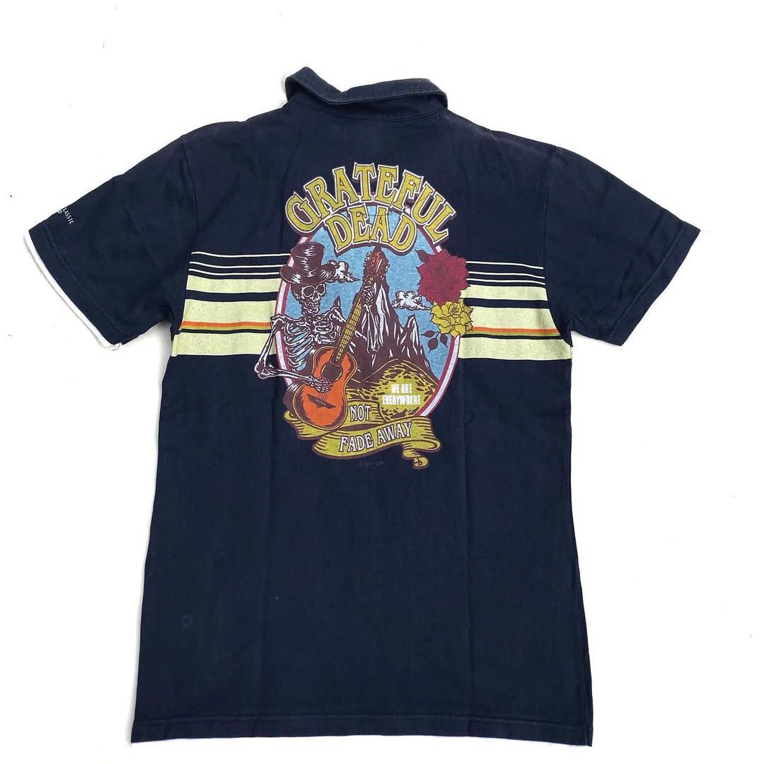 Grateful Dead × Vintage Vintage 2007 Gratefull Dead Polo Shirt Navy Blue Size M sk Size US M / EU 48-50 / 2 - 13 Thumbnail