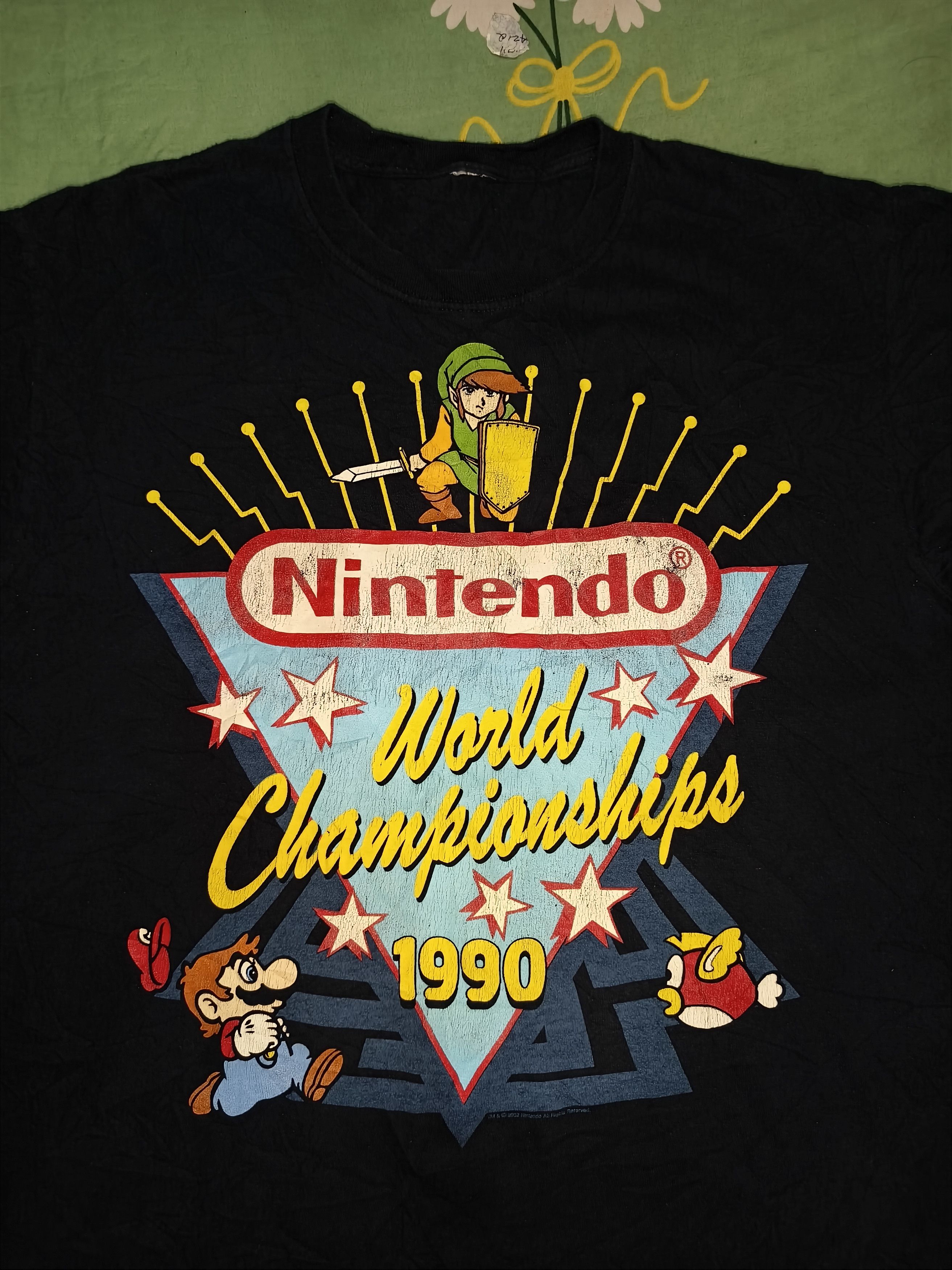 Nintendo 2002 Vintage Nintendo world Championship promo tee Size US L / EU 52-54 / 3 - 5 Thumbnail