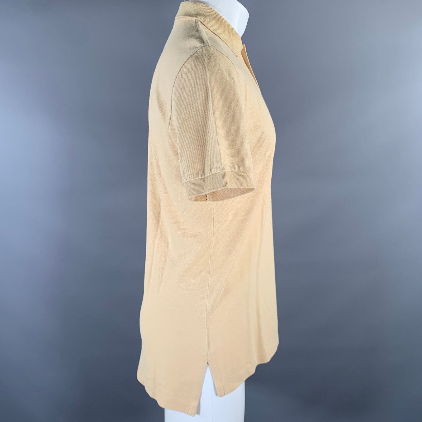 Ralph Lauren RALPH LAUREN Size S Khaki Yellow Logo Cotton Ribbed Polo Size US S / EU 44-46 / 1 - 2 Thumbnail