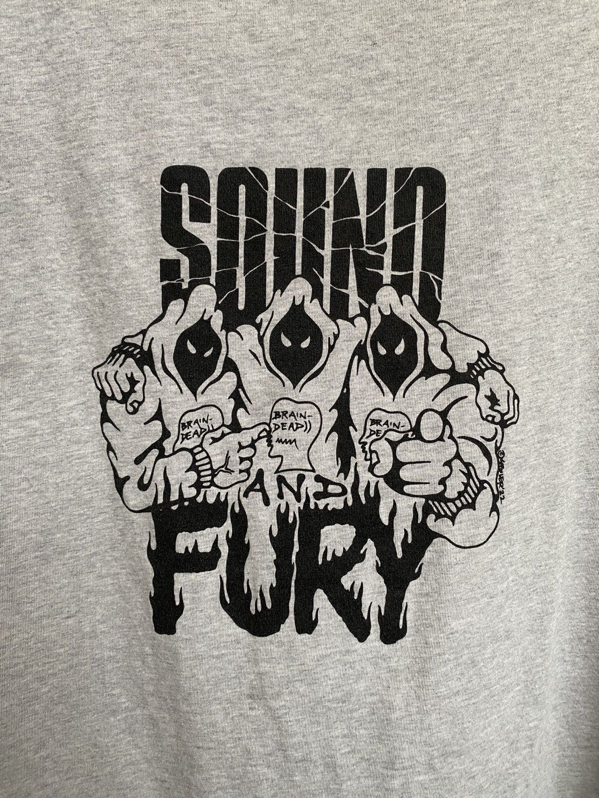 Brain Dead Brain Dead Sound Fury tee grey Size US M / EU 48-50 / 2 - 2 Thumbnail