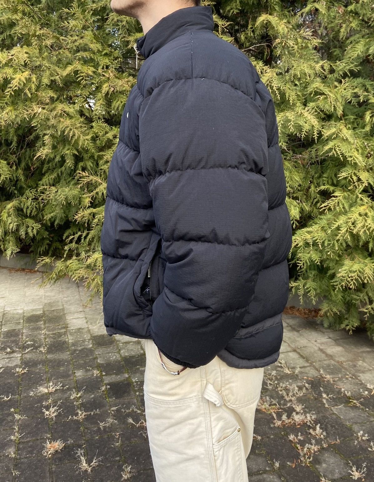 Vintage 🟤 VintageNike Down puffer jacket 90s reversible🟤 Size US L / EU 52-54 / 3 - 3 Thumbnail