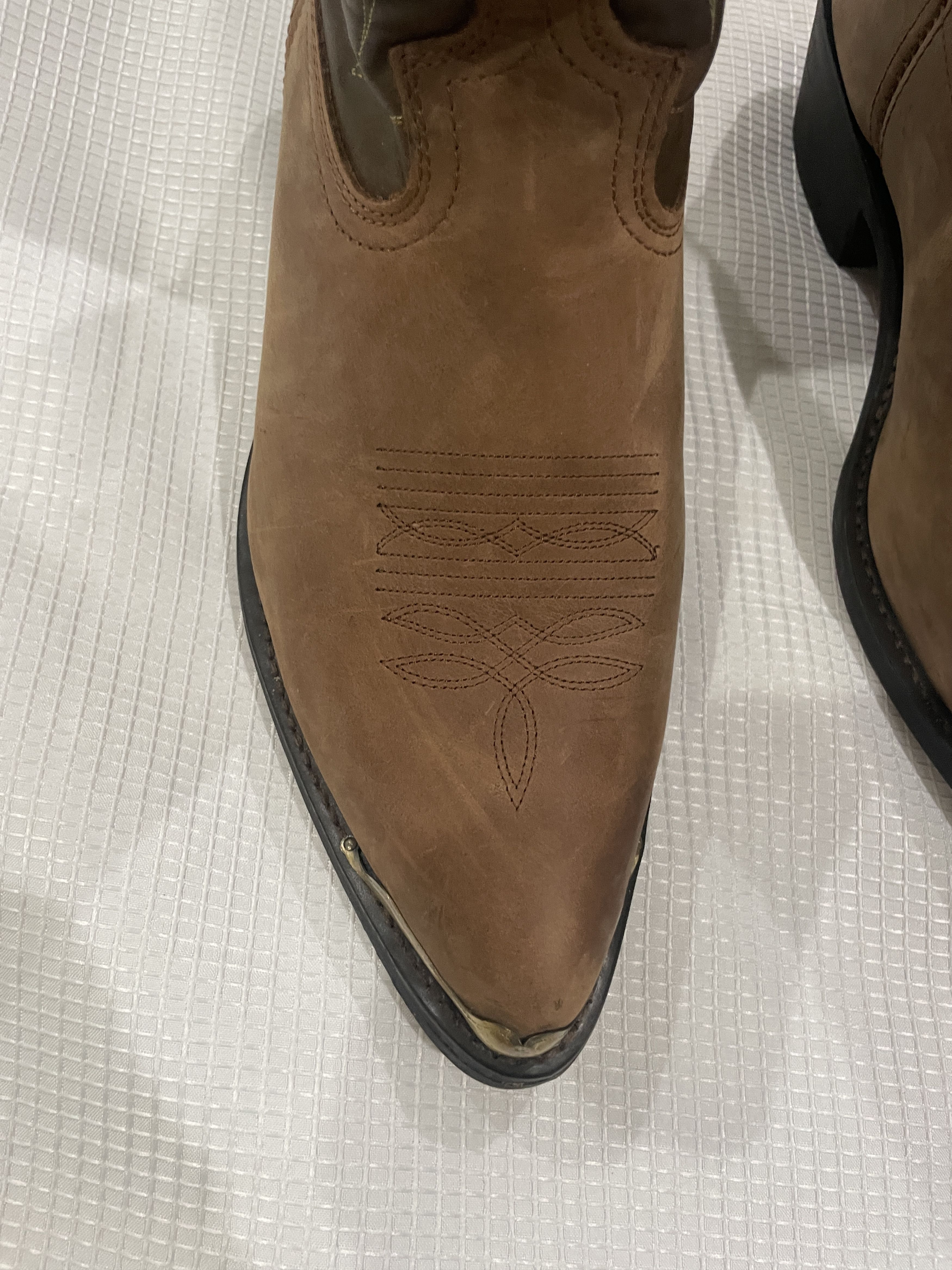 Other Laredo 6771 Nashville Silver Toe Cowboy Boot size 11.5 EW Size US 11.5 / EU 44-45 - 3 Thumbnail