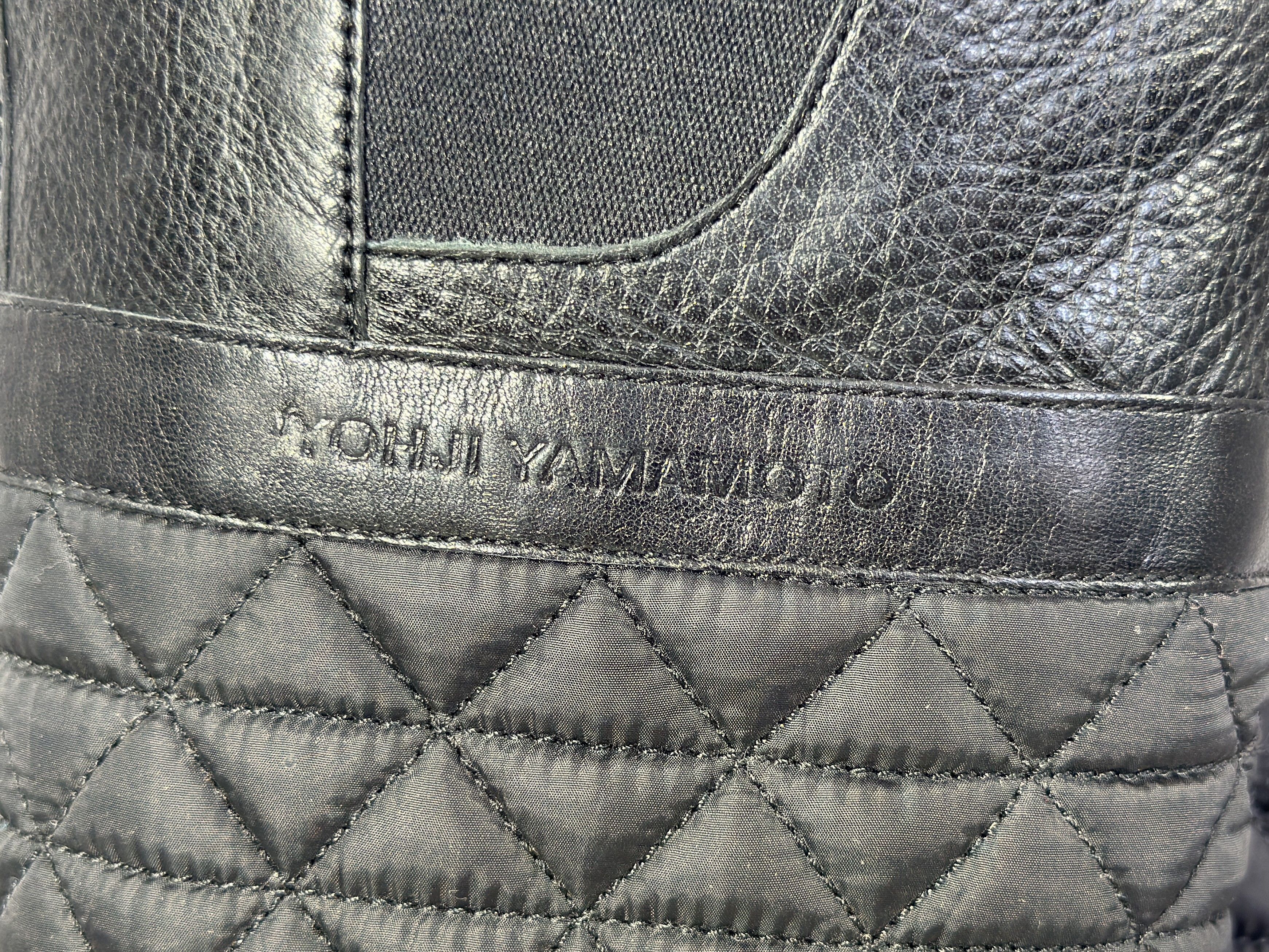 Yohji Yamamoto Y-3 by Yohji Yamamoto 'Anouk' Adidas Leather Quilted Boots Size US 7.5 / IT 37.5 - 21 Thumbnail