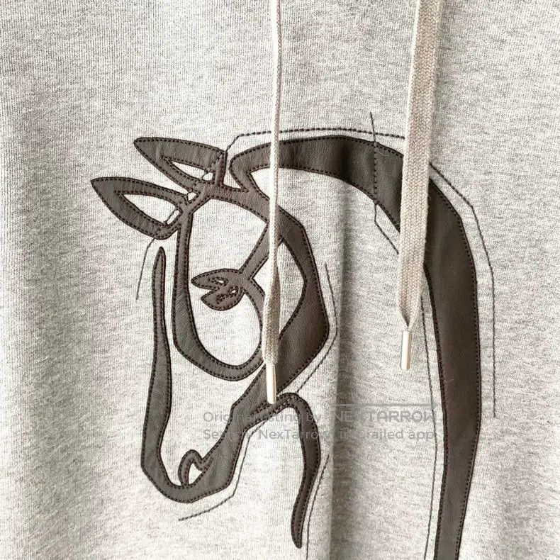 Hermes Hermes Gray Sweatshirt Size XS / US 0-2 / IT 36-38 - 4 Thumbnail