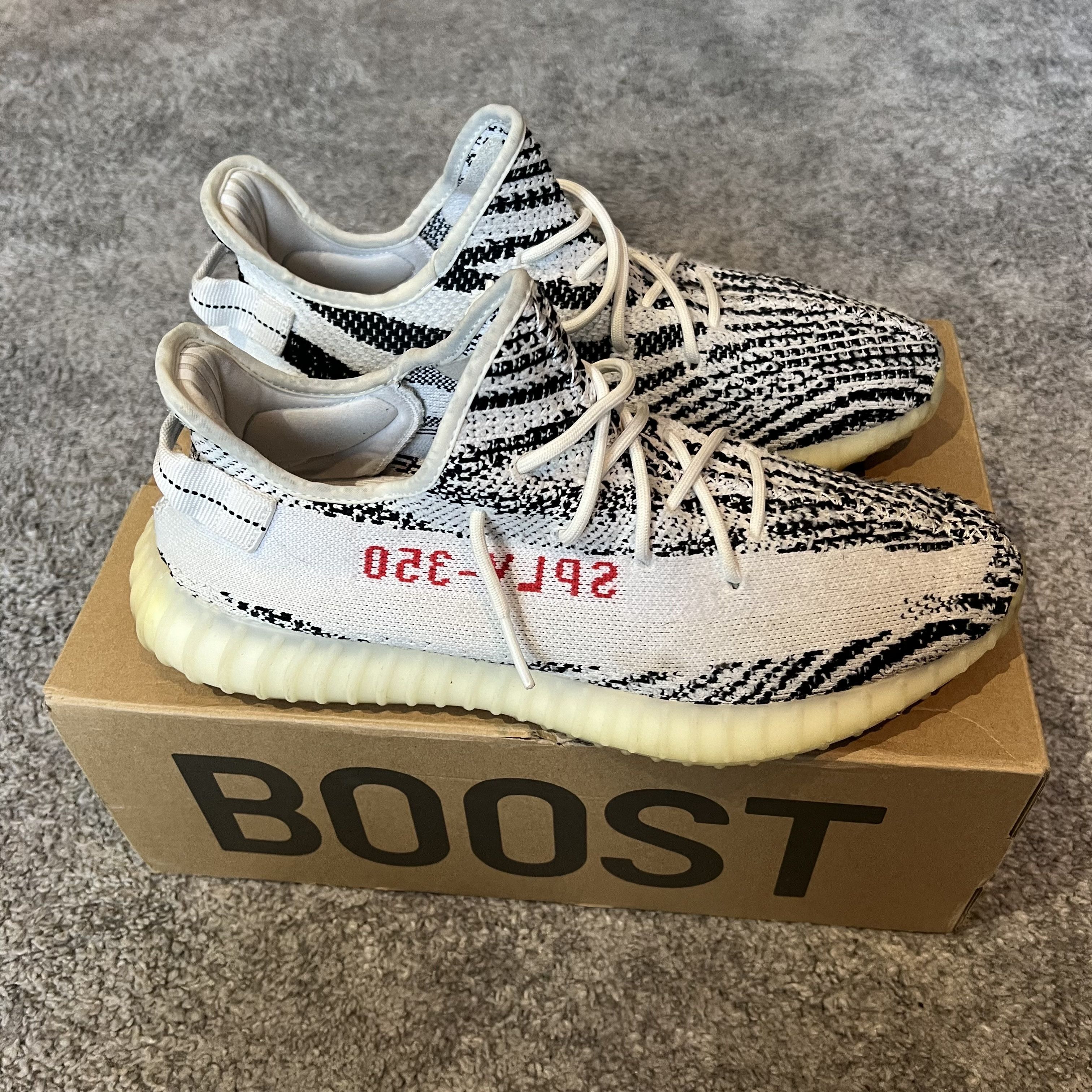 Adidas Yeezy Boost 350 V2 Zebra Size US 14 / EU 47 - 1 Thumbnail