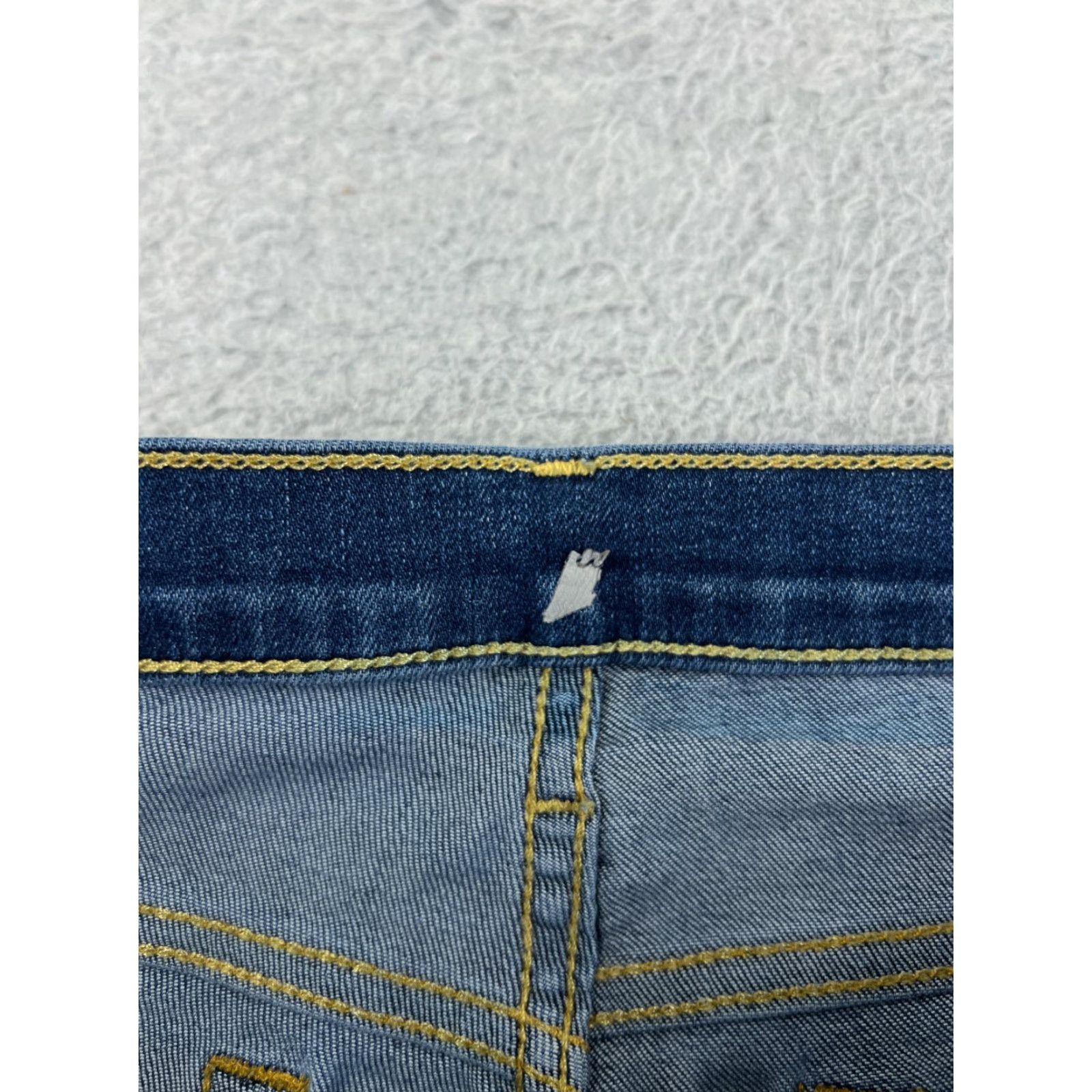 7 For All Mankind 7 For All Mankind Jeans Women 26 Blue Low Rise Skinny Tapered Cotton Blend Jeans Ladies 26 Blue Dark Denim 7 For All Mankind Womens Jeans - Size 26" / US 2 / IT 38 - 3 Thumbnail