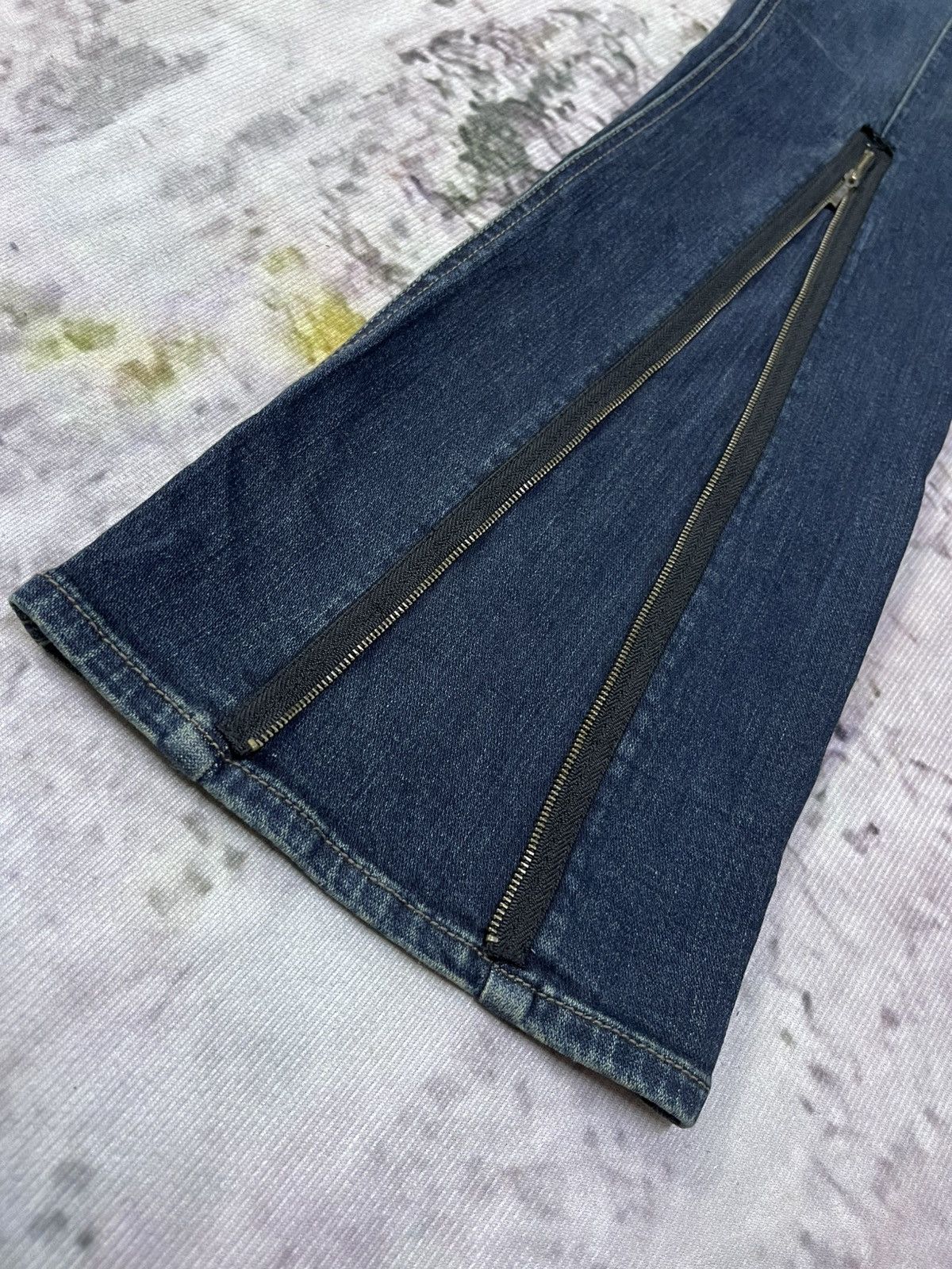 Japanese Brand × Vintage Flared Japan Jeans Oh La La Sasson Wideleg Size US 32 / EU 48 - 7 Thumbnail