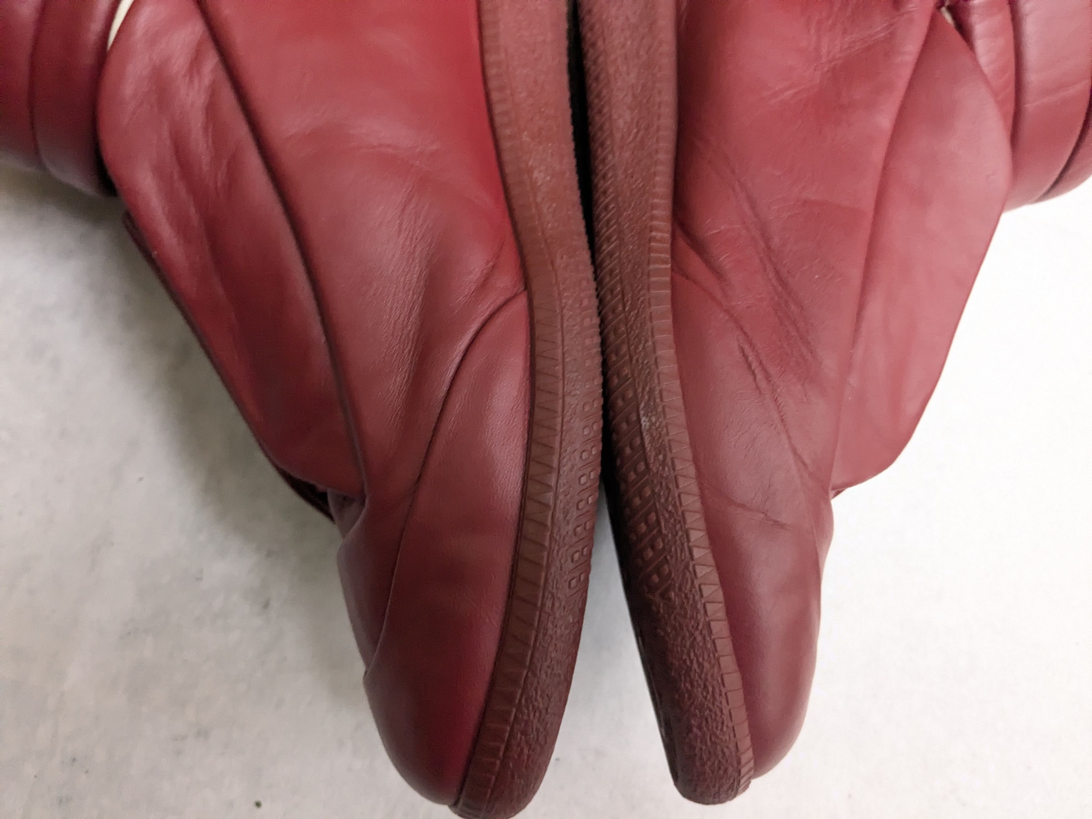 Maison Margiela Maison Margiela Future Burgundy Red 8 41 High Tops Leather Size US 8 / EU 41 - 12 Thumbnail