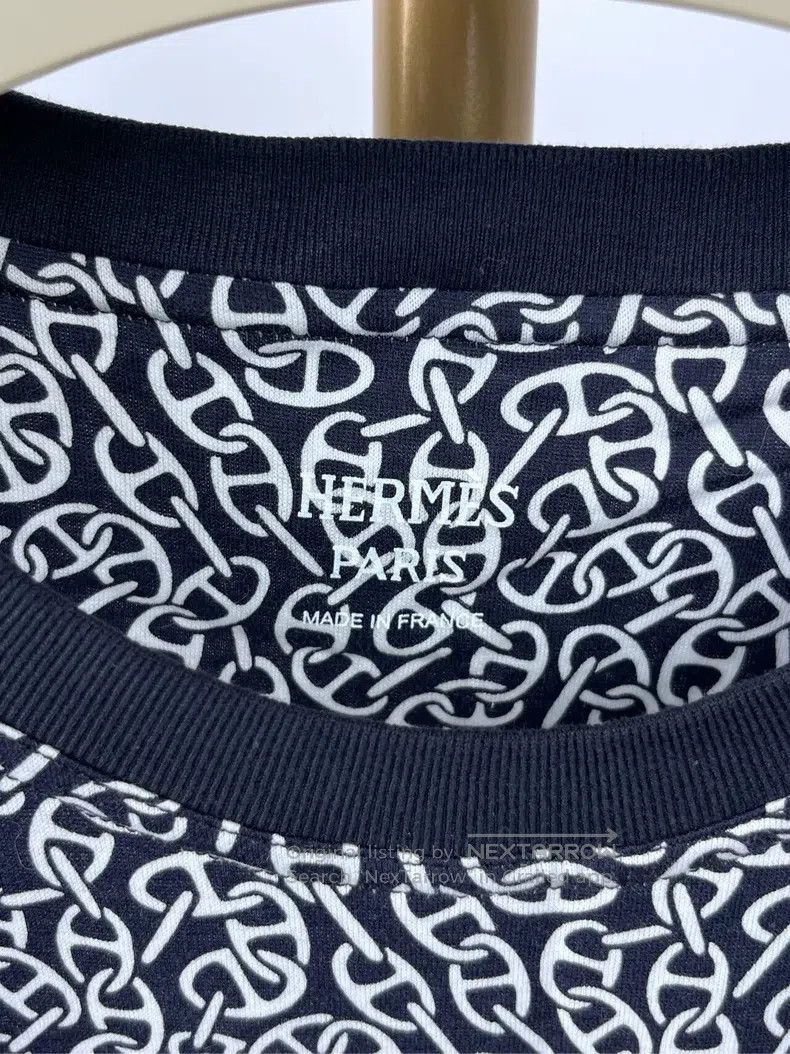 Hermes Hermes White Full Print Logo Vest Size XS / US 0-2 / IT 36-38 - 4 Thumbnail