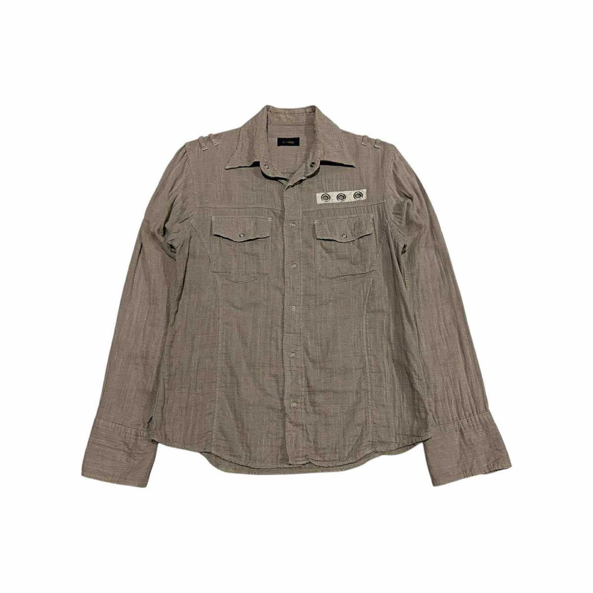 Tete Homme 🔥Sick Y2K Tete Homme Military Punk Shirt Size US M / EU 48-50 / 2 - 1 Thumbnail