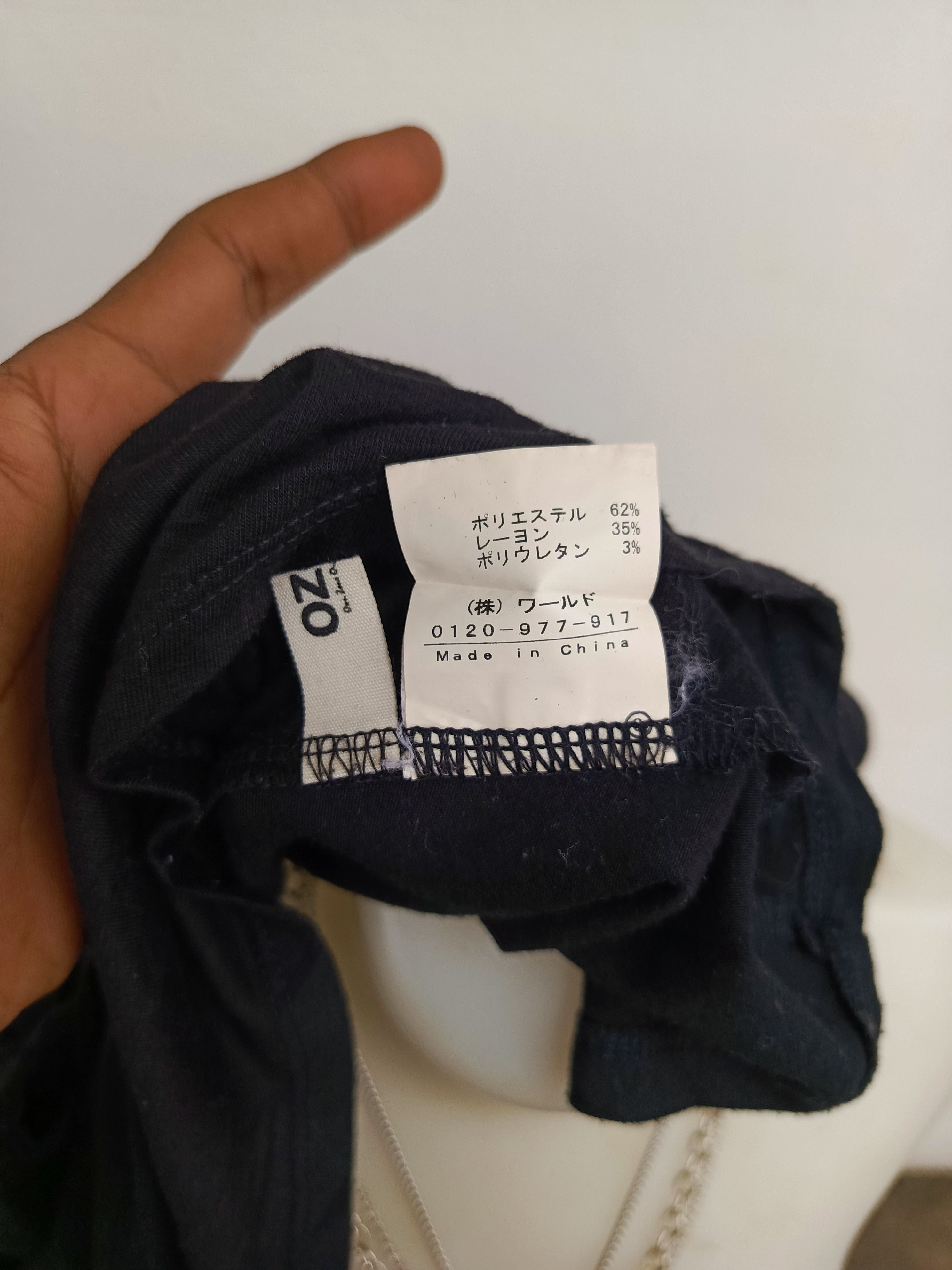 Japanese Brand OZOC Black Tank Top Japanese Style Size XS / US 0-2 / IT 36-38 - 6 Thumbnail