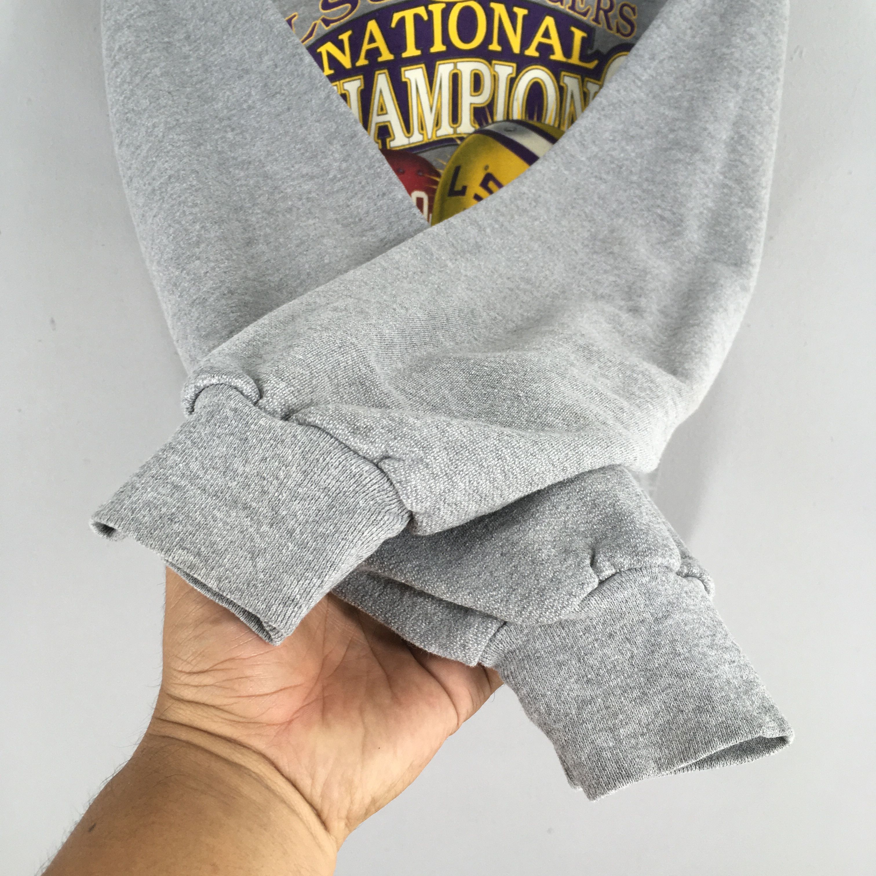 NCAA × Vintage Vintage LSU Tigers vs OU Sooners NCAA Sweatshirt Large Size US L / EU 52-54 / 3 - 4 Thumbnail