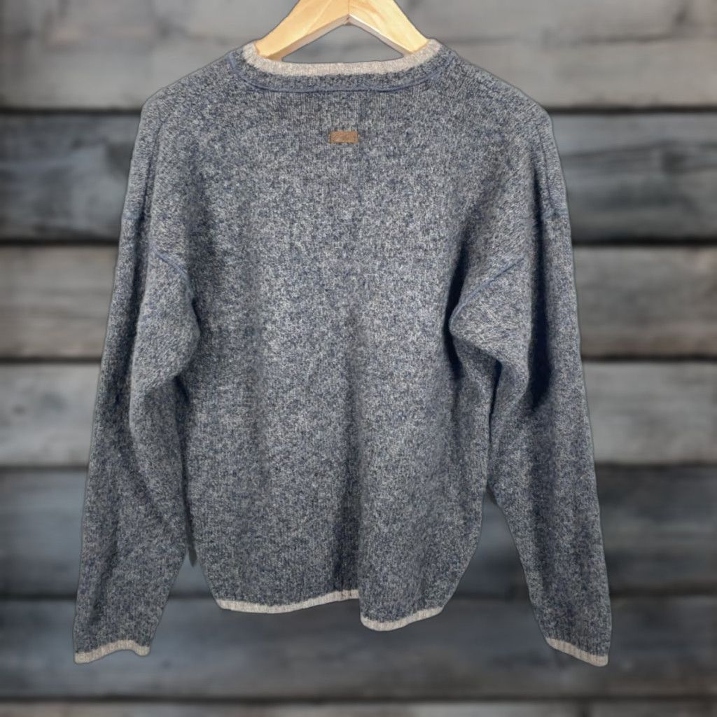 Vintage Woolrich Wool Blend Sweater Men's Large Charcoal Gray Crewneck Midweight Sweater Size US L / EU 52-54 / 3 - 1 Thumbnail