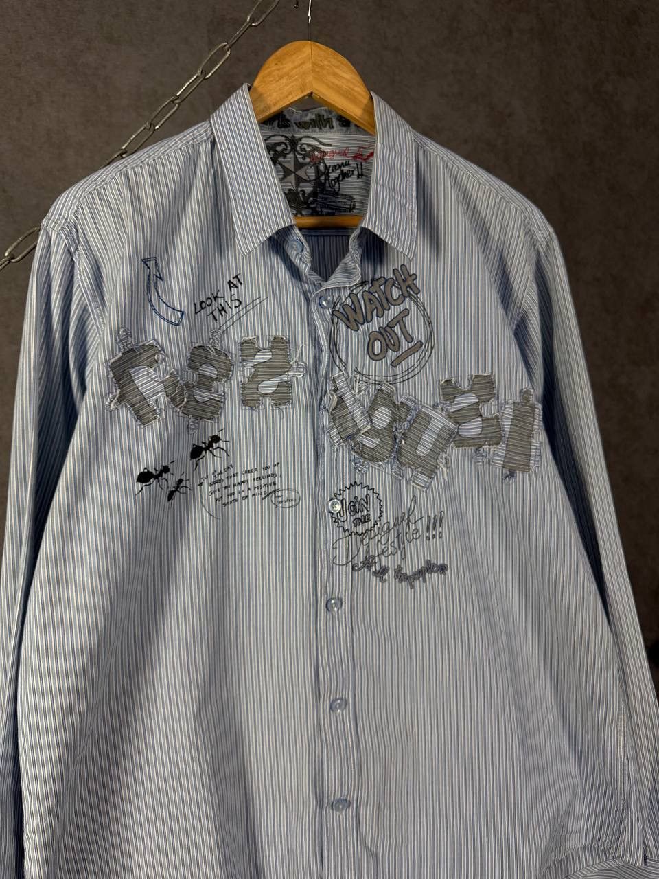 Desigual Desigual art crazy designer shirt Size US XL / EU 56 / 4 - 3 Thumbnail