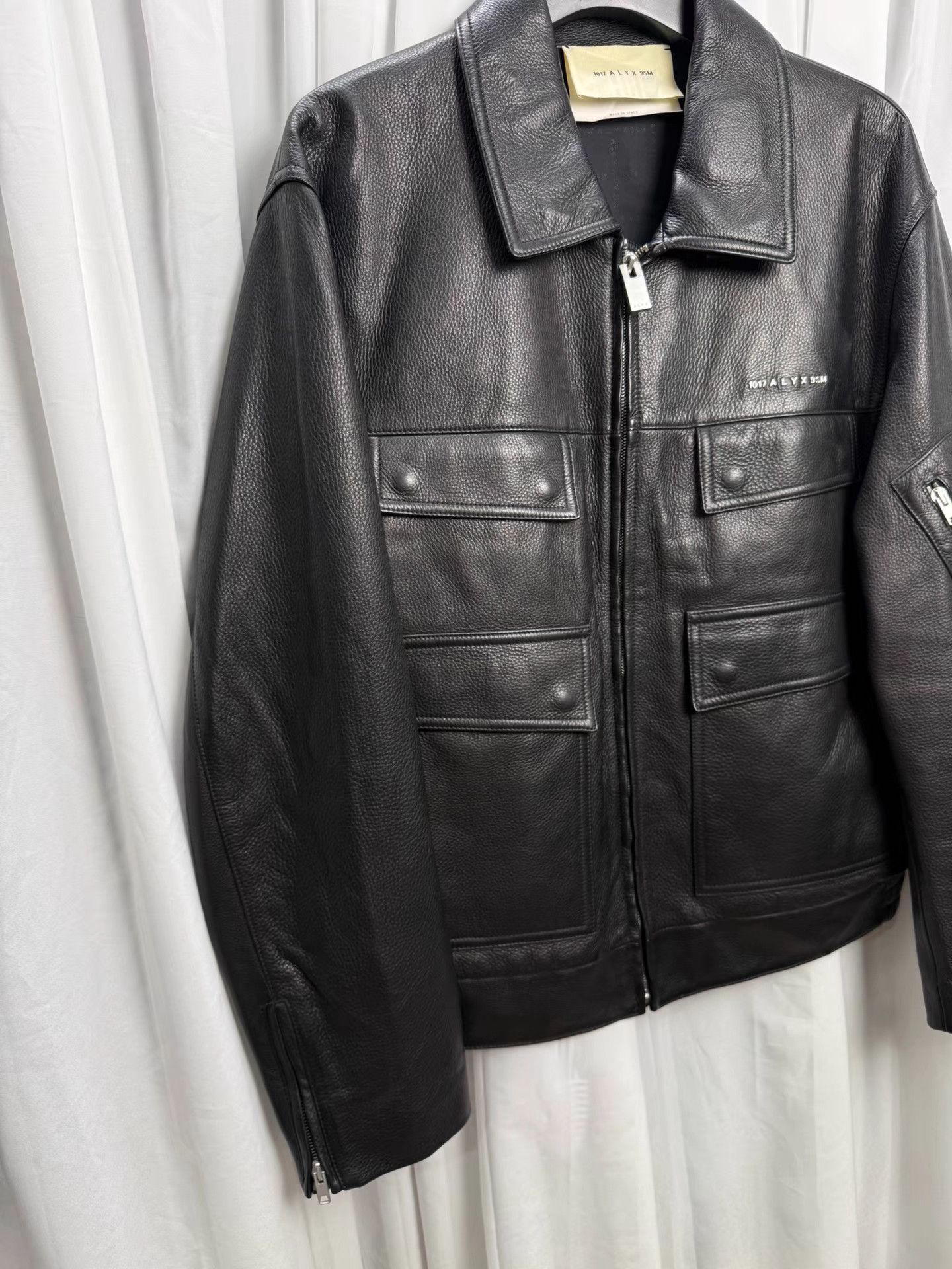 Alyx Alyx 20AW Four-Pocket Police Leather Jacket K20 Size US L / EU 52-54 / 3 - 2 Thumbnail
