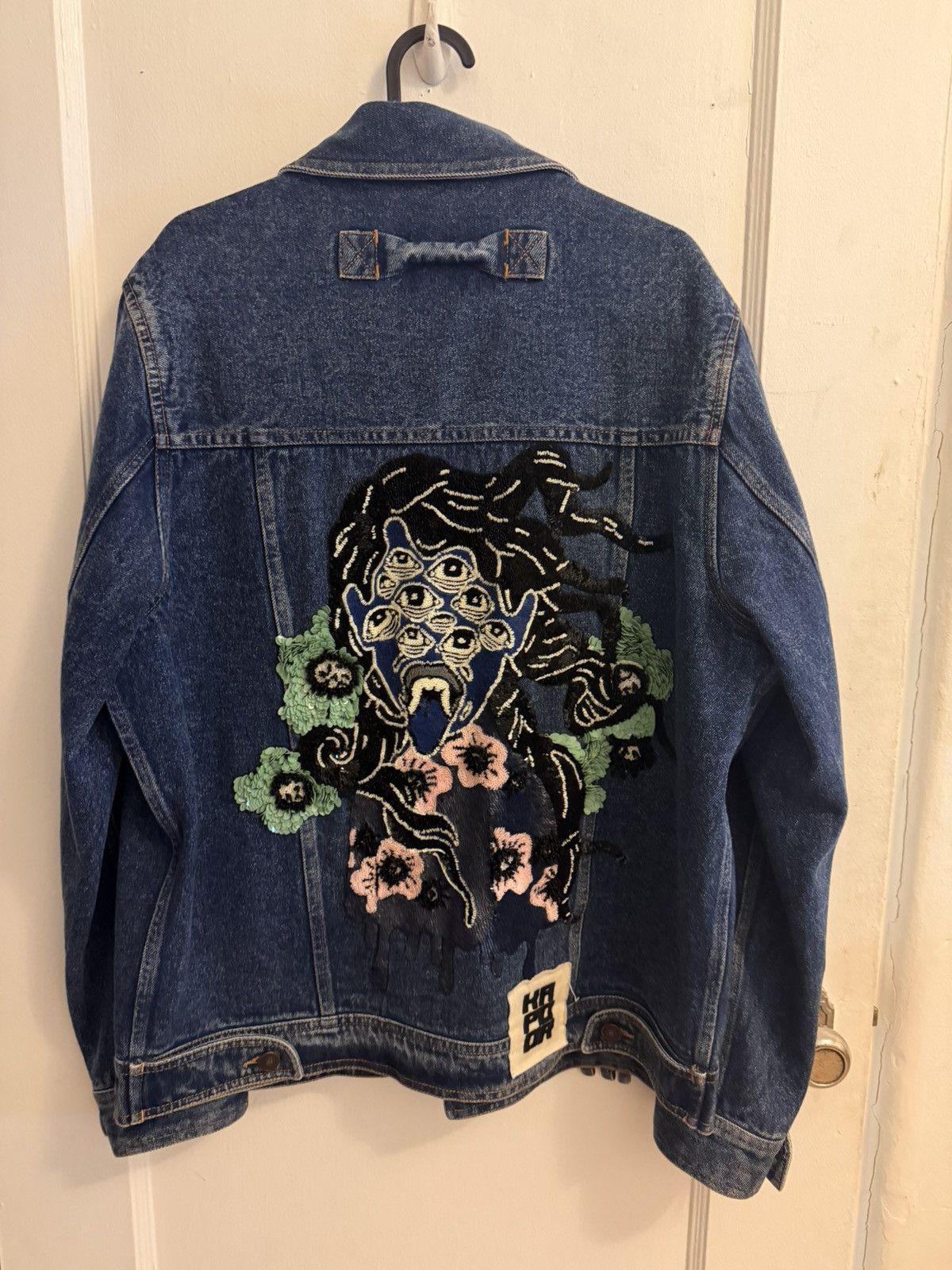Other DHRUV KAPOOR EMBROIDERED DENIM JACKET Size US M / EU 48-50 / 2 - 4 Thumbnail