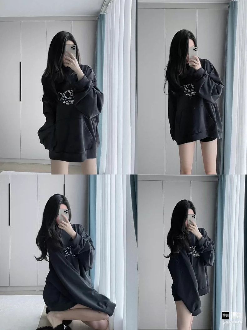 Balenciaga Balenciaga 3xl monogrammed fake two-piece paneled hem hood Size US M / EU 48-50 / 2 - 7 Thumbnail
