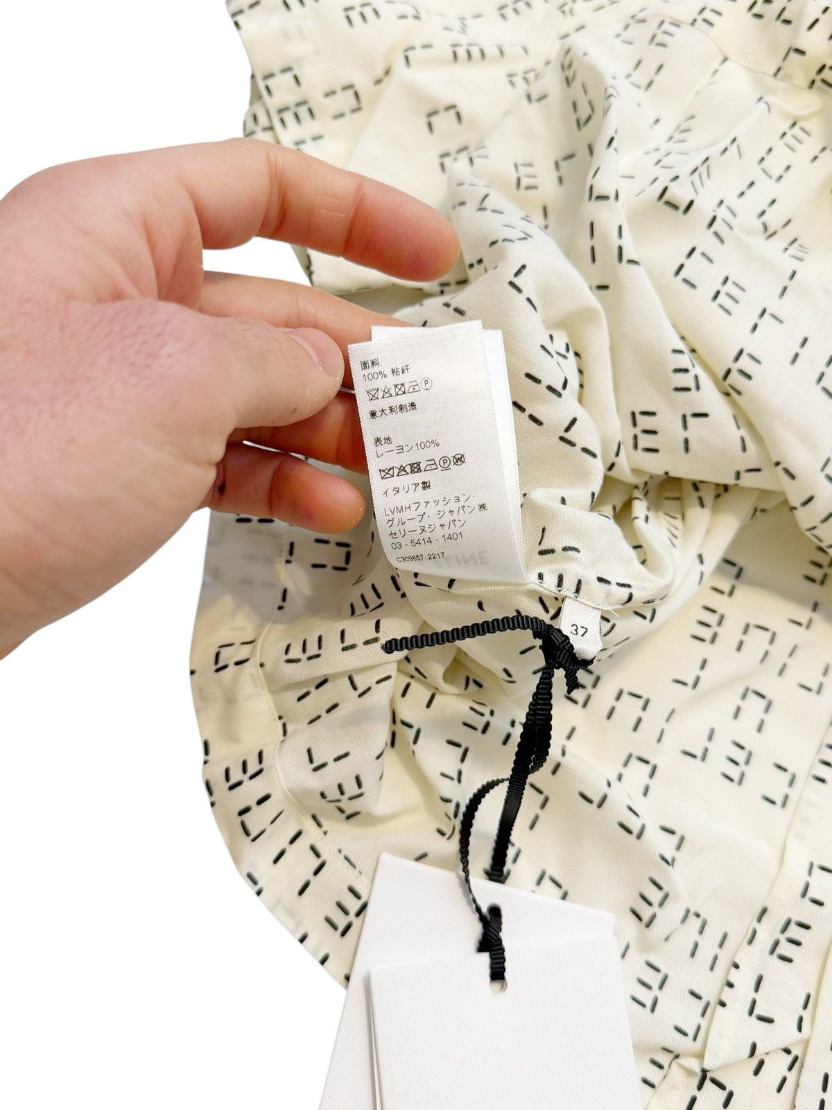 Celine Digital Clock Viscose Shirt Size US M / EU 48-50 / 2 - 7 Thumbnail