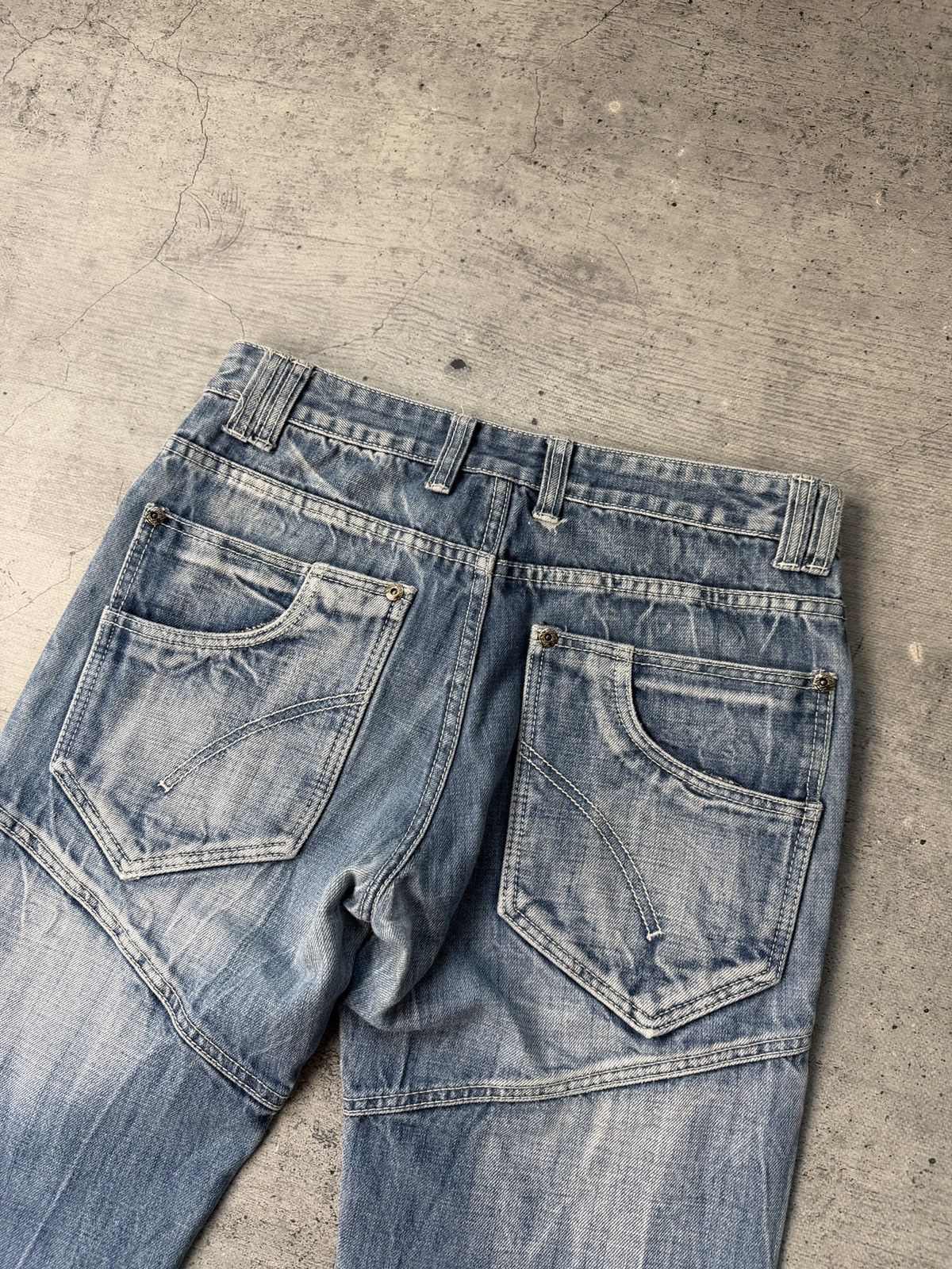 Tornado Mart Tornado mart flared pants vintage washed blue 90’s y2k jeans Size US 33 - 4 Thumbnail