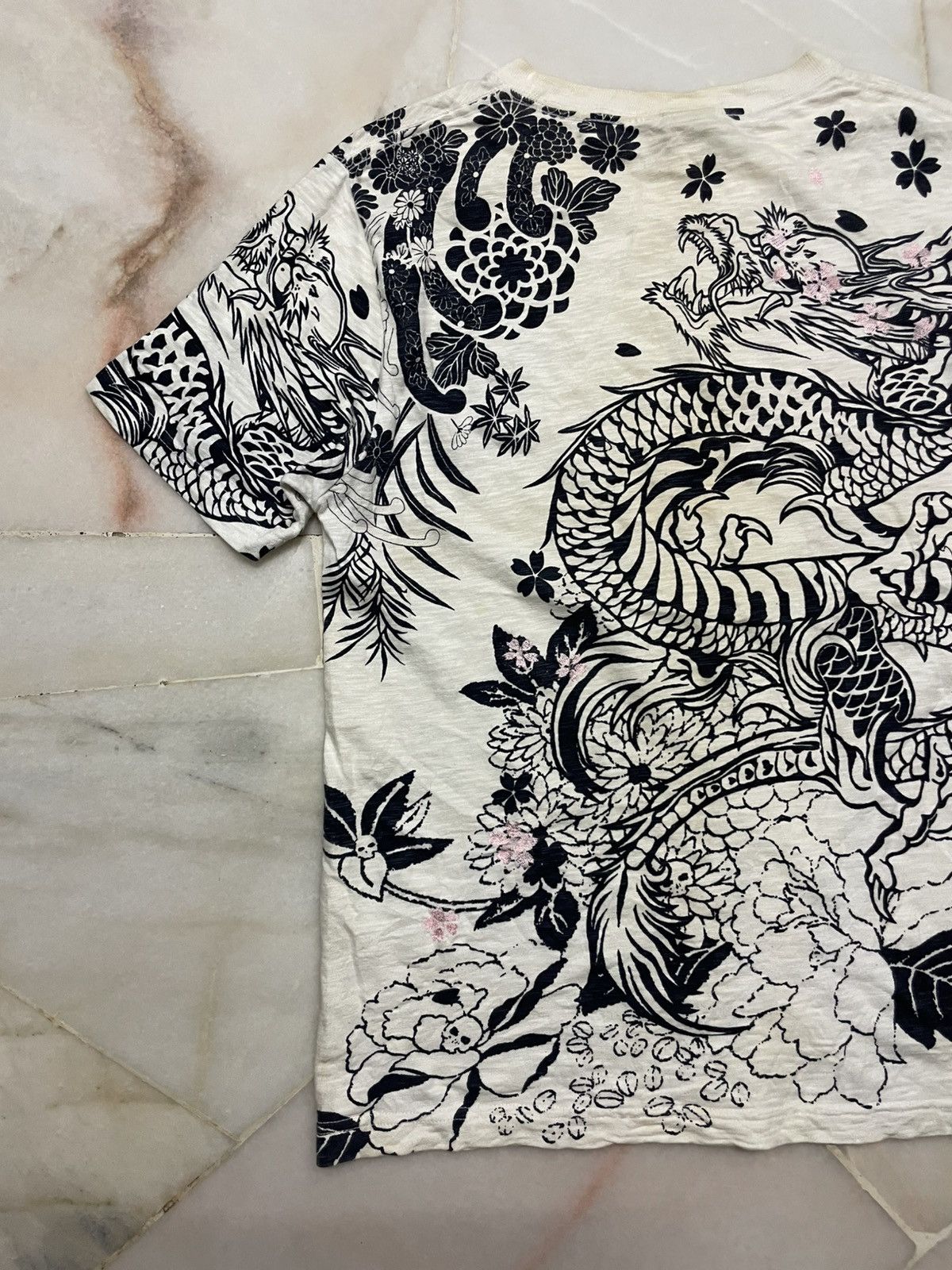 Seditionaries Japanese Culture Tattoo Dragon 3D Print Yakuza Style T-Shirt Size US S / EU 44-46 / 1 - 16 Thumbnail