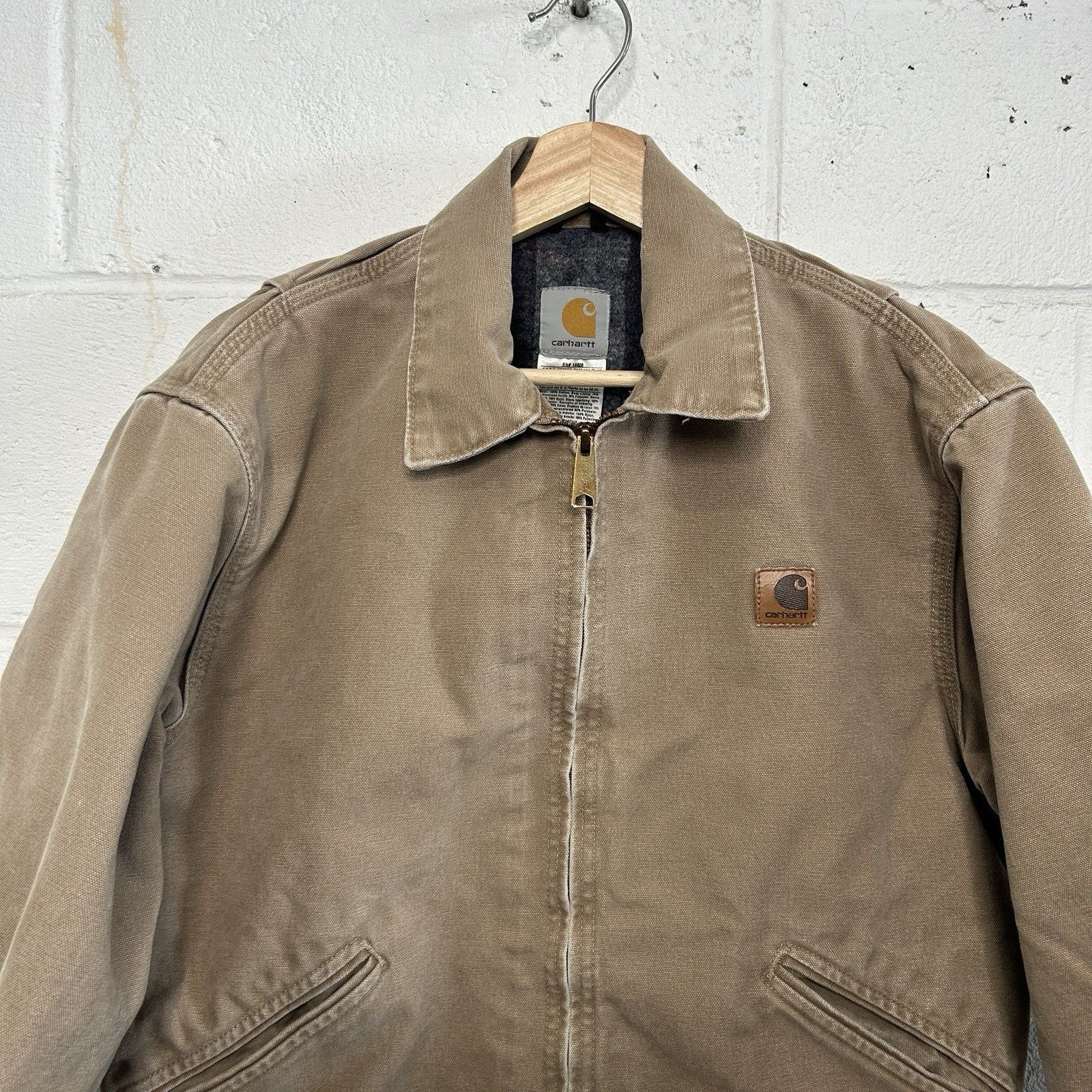 Carhartt Vintage Carhartt Blanketed Detroit Jacket “Saddle” J146 SDL Size US M / EU 48-50 / 2 - 3 Thumbnail