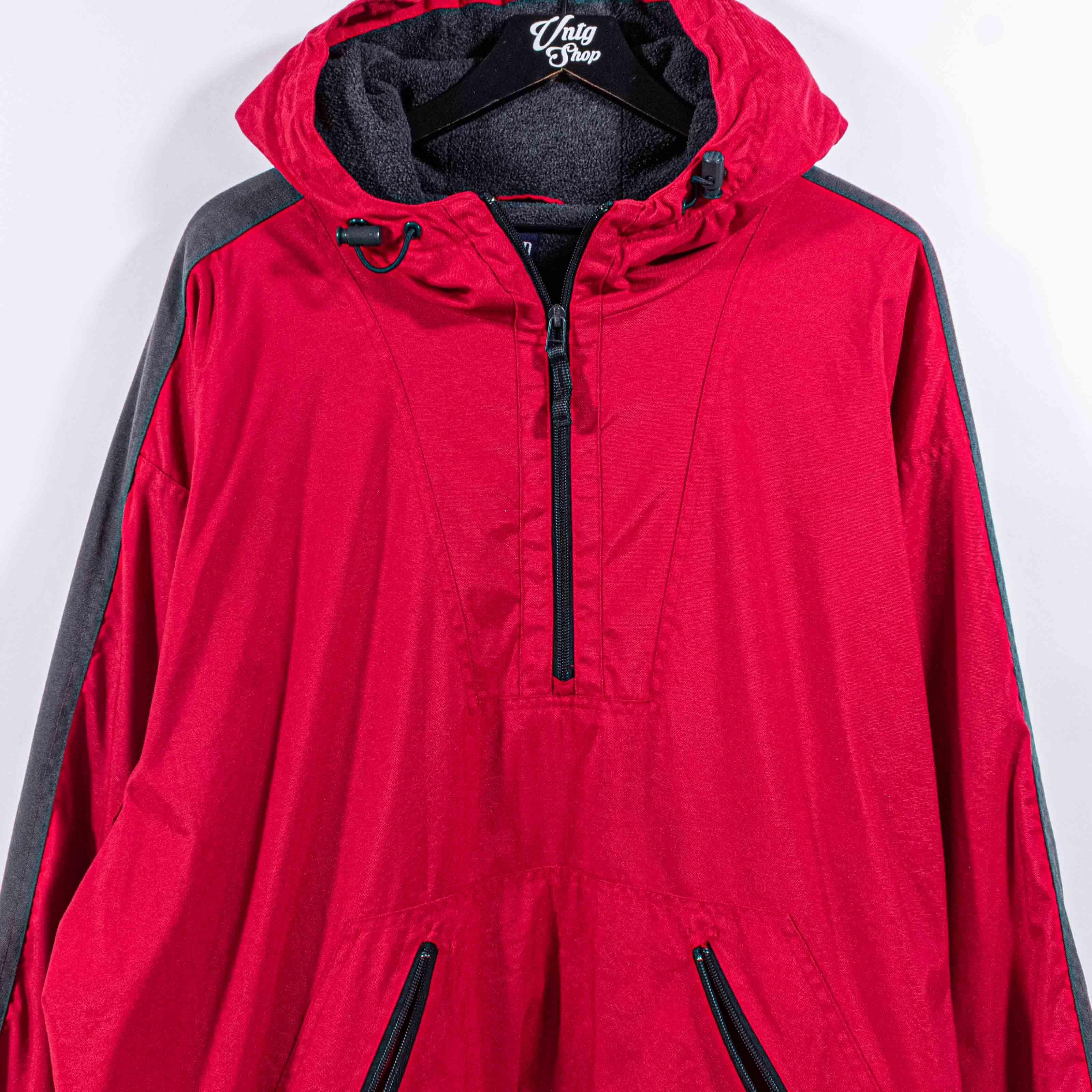 Gap GAP Fleece Lined Pullover Anorak Jacket Hooded Y2K Gorpcore Size US XL / EU 56 / 4 - 4 Thumbnail