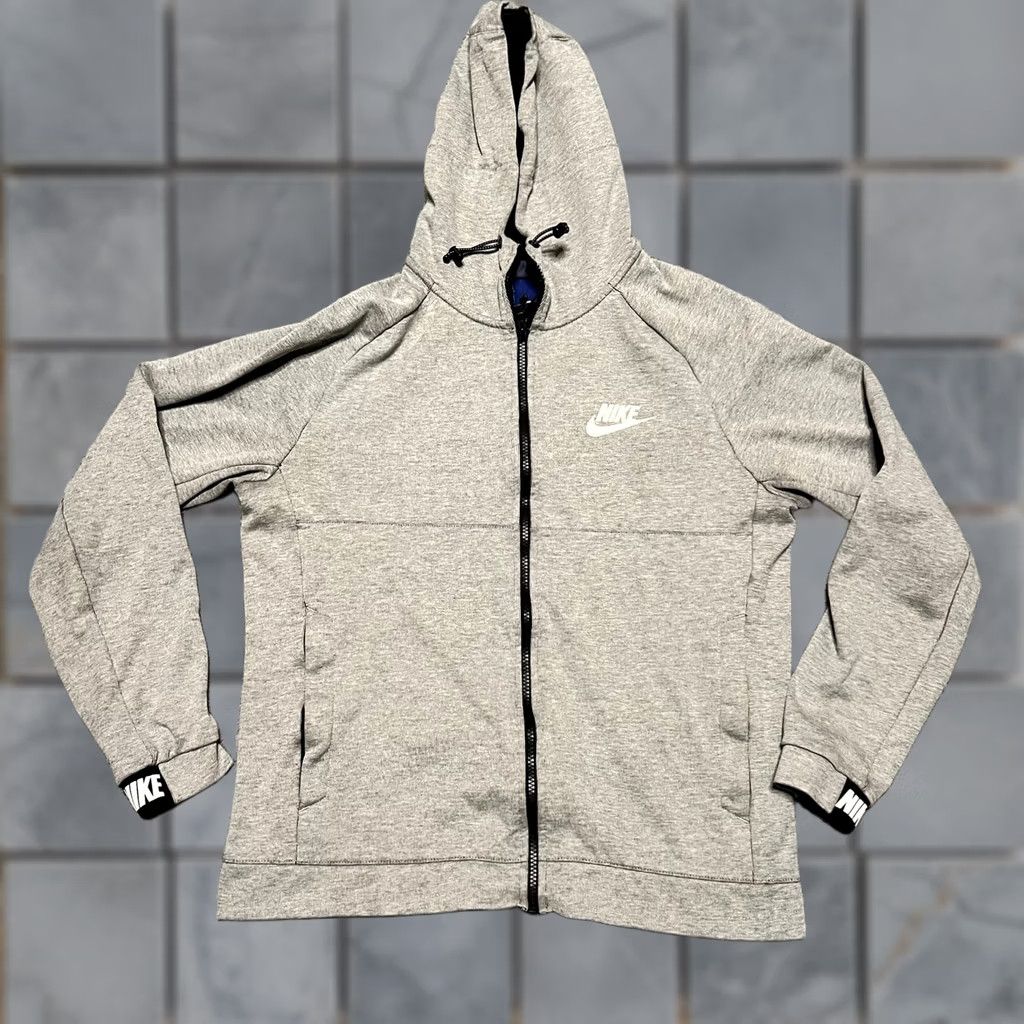 Nike Nike Advance Full Zip Hoodie Jacket Mens Medium Pockets Fleece Gray 861742 Tech Size US M / EU 48-50 / 2 - 1 Thumbnail