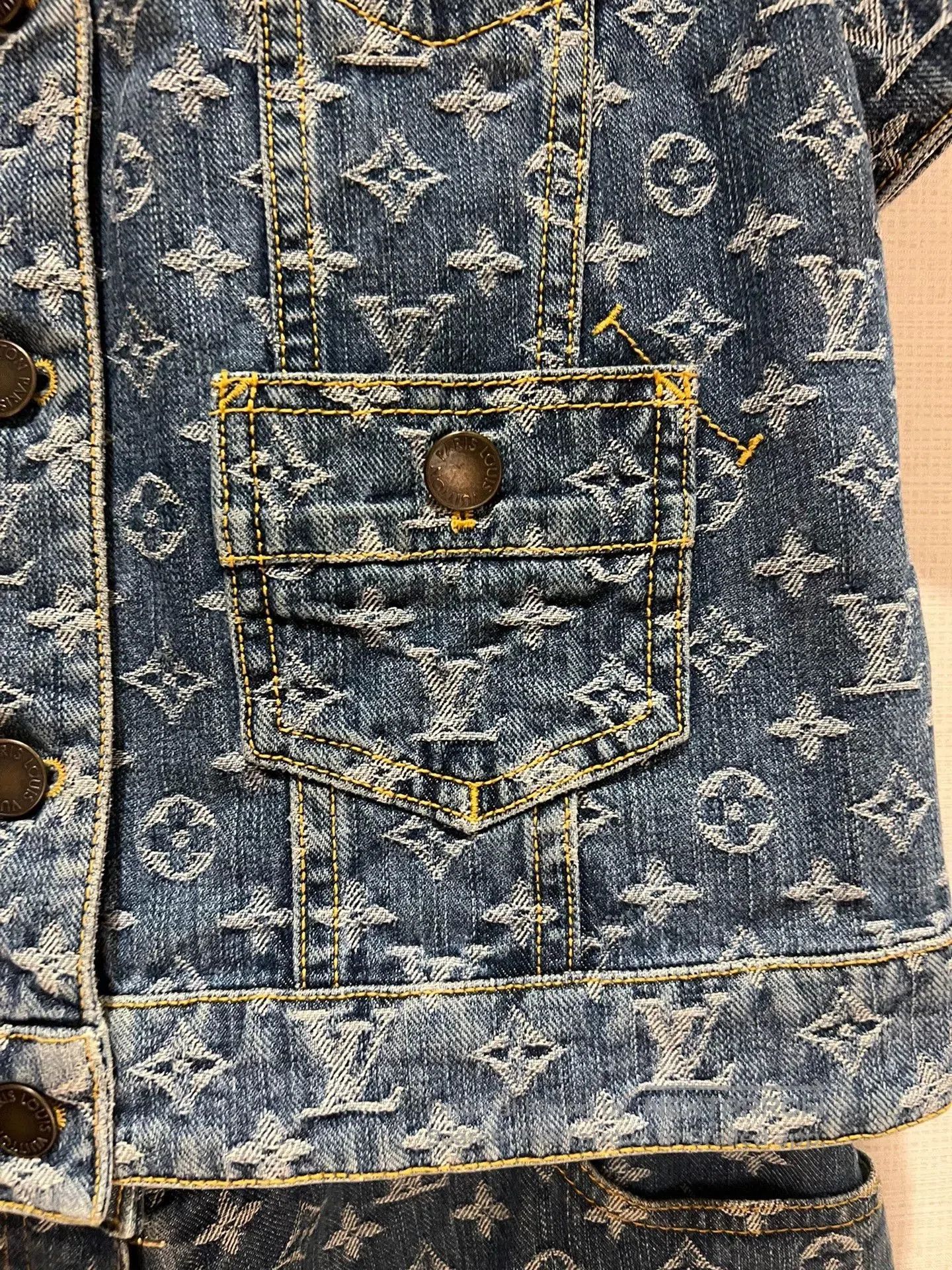 Louis Vuitton Louis Vuitton Monogram Denim Set. Size S / US 4 / IT 40 - 2 Thumbnail