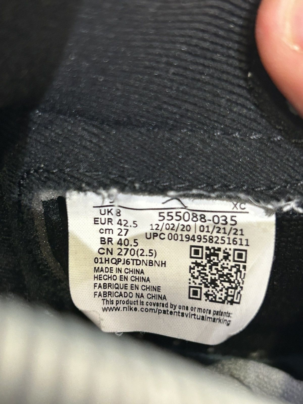 Jordan Brand Jordan 1 2.0 shadow Size US 9.5 / EU 42-43 - 10 Thumbnail