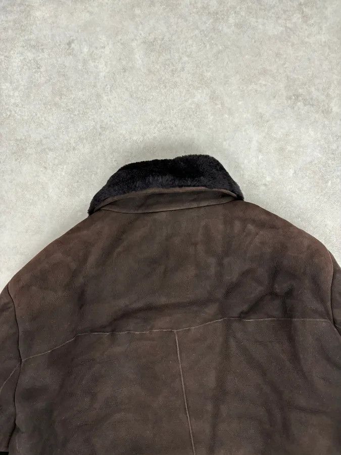 Prada AW2012 Prada Dark Brown Shearling Leather Jacket Size US M / EU 48-50 / 2 - 6 Thumbnail