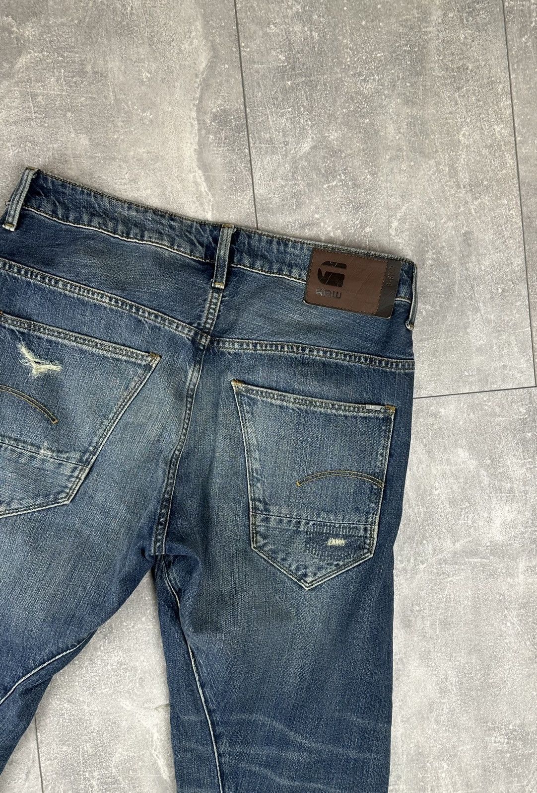 G-Star G-Star Raw 3D Relaxed Tapered Denim Jeans Pants Size US 30 / EU 46 - 21 Thumbnail