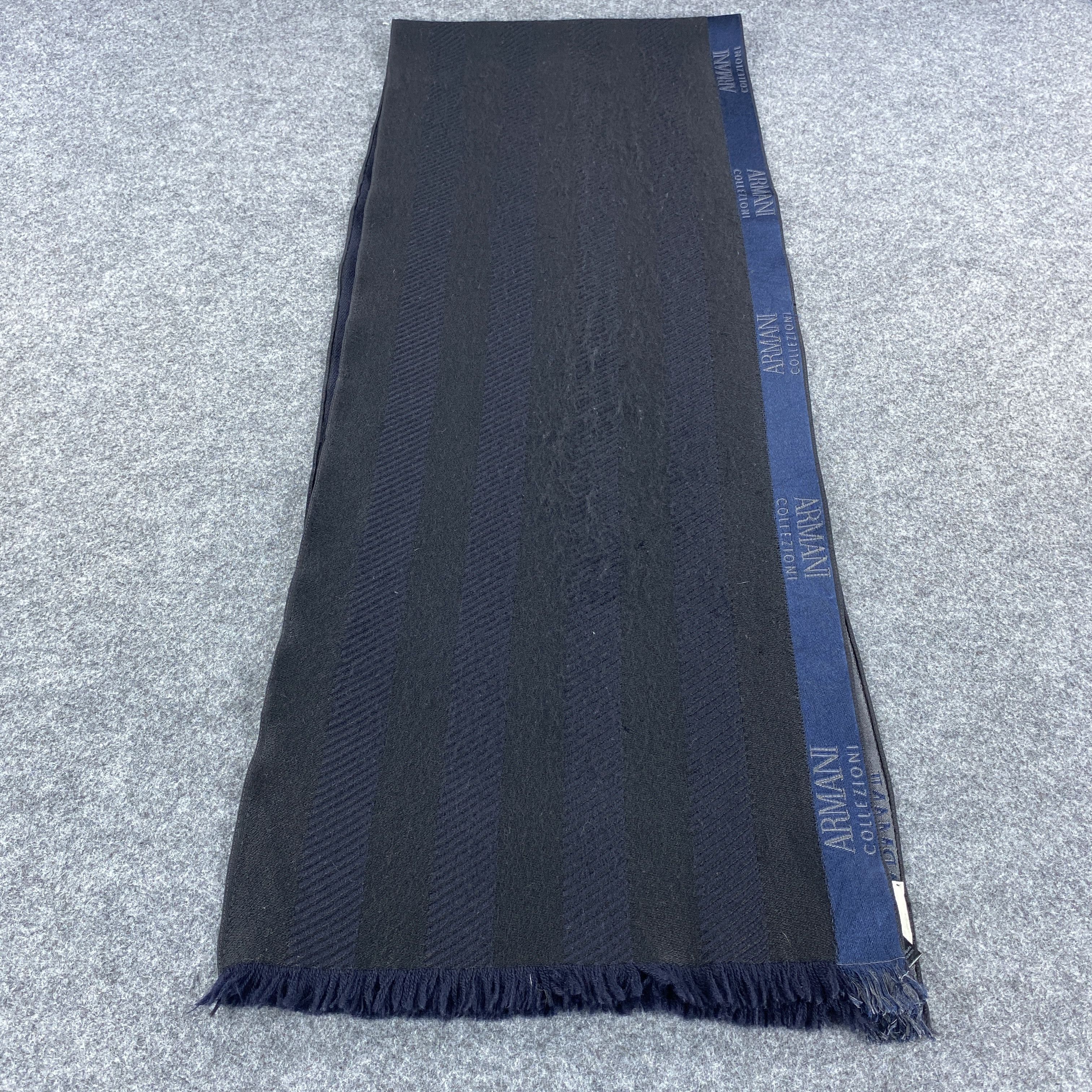 Armani Collezioni × Vintage Armani Collezioni Scarf # Muffler # Neckwear # D435 Size ONE SIZE - 4 Thumbnail