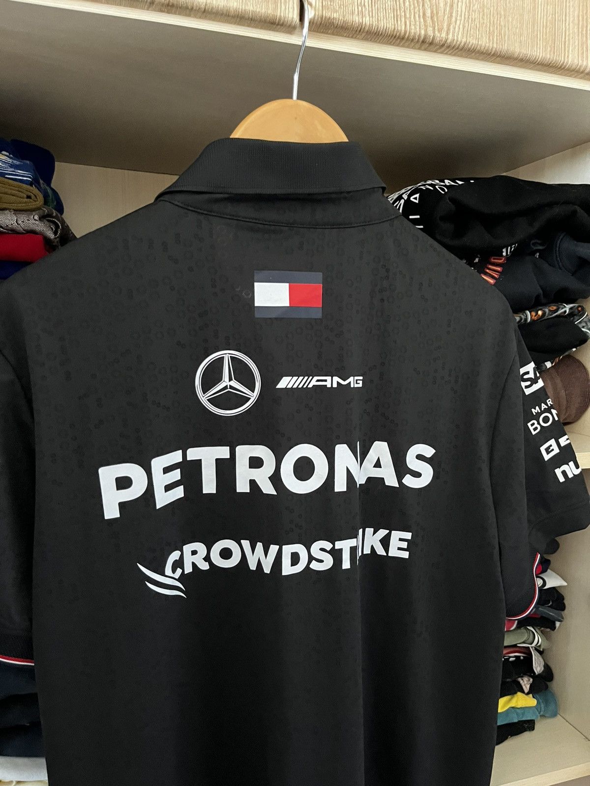 Mercedes-Benz F1 Mercedes Benz Petronas AMG Tommy Hilfiger Polo Tee Size US L / EU 52-54 / 3 - 6 Thumbnail