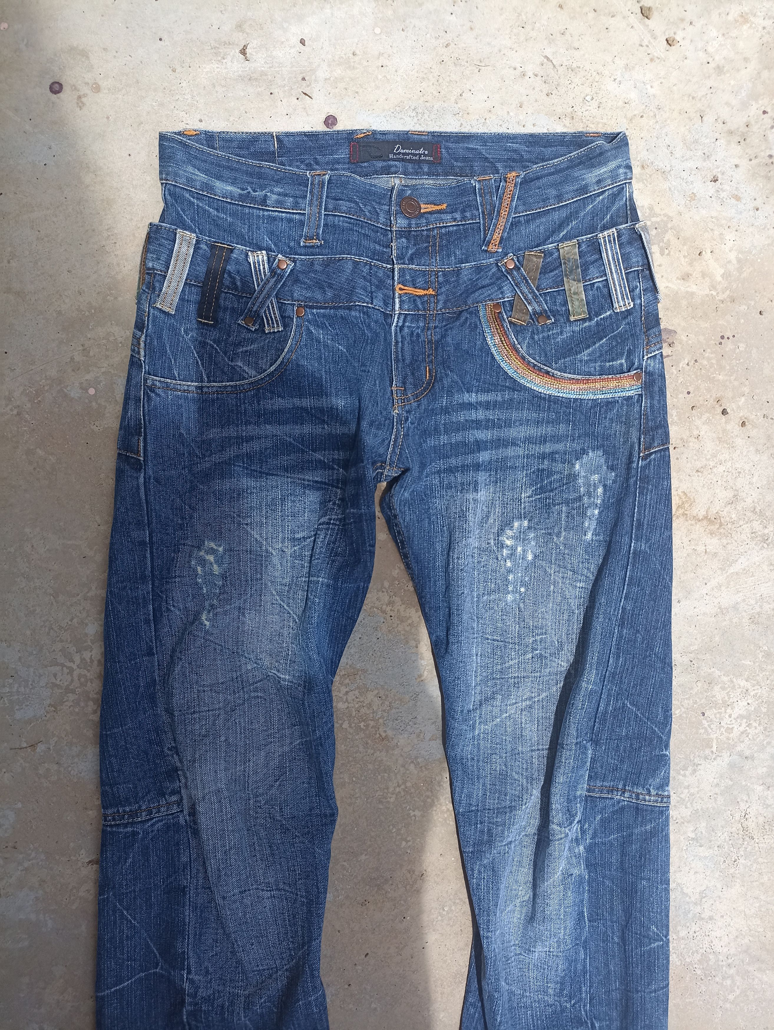Beauty Beast Dominate Handcrafted jeans distressed beauty beast Size US 32 / EU 48 - 4 Thumbnail