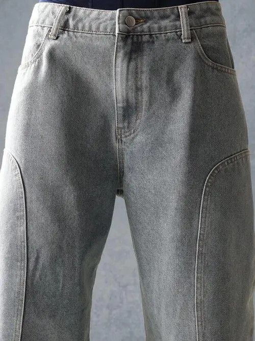 Jean Fujisawa x Nao Washed Loose Fit Denim Jeans 90s Size US 32 / EU 48 - 3 Thumbnail